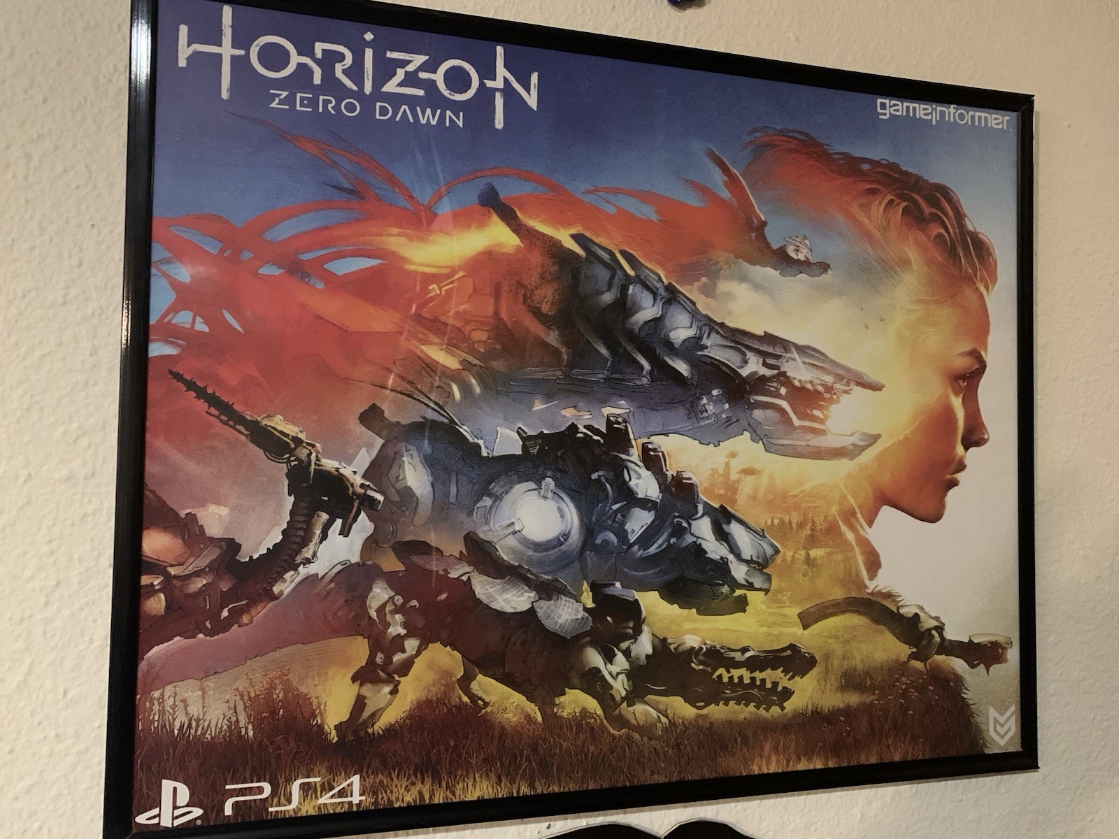 Horizon PS4 Aloy double-sided poster FRAMED 20” x 14“￼