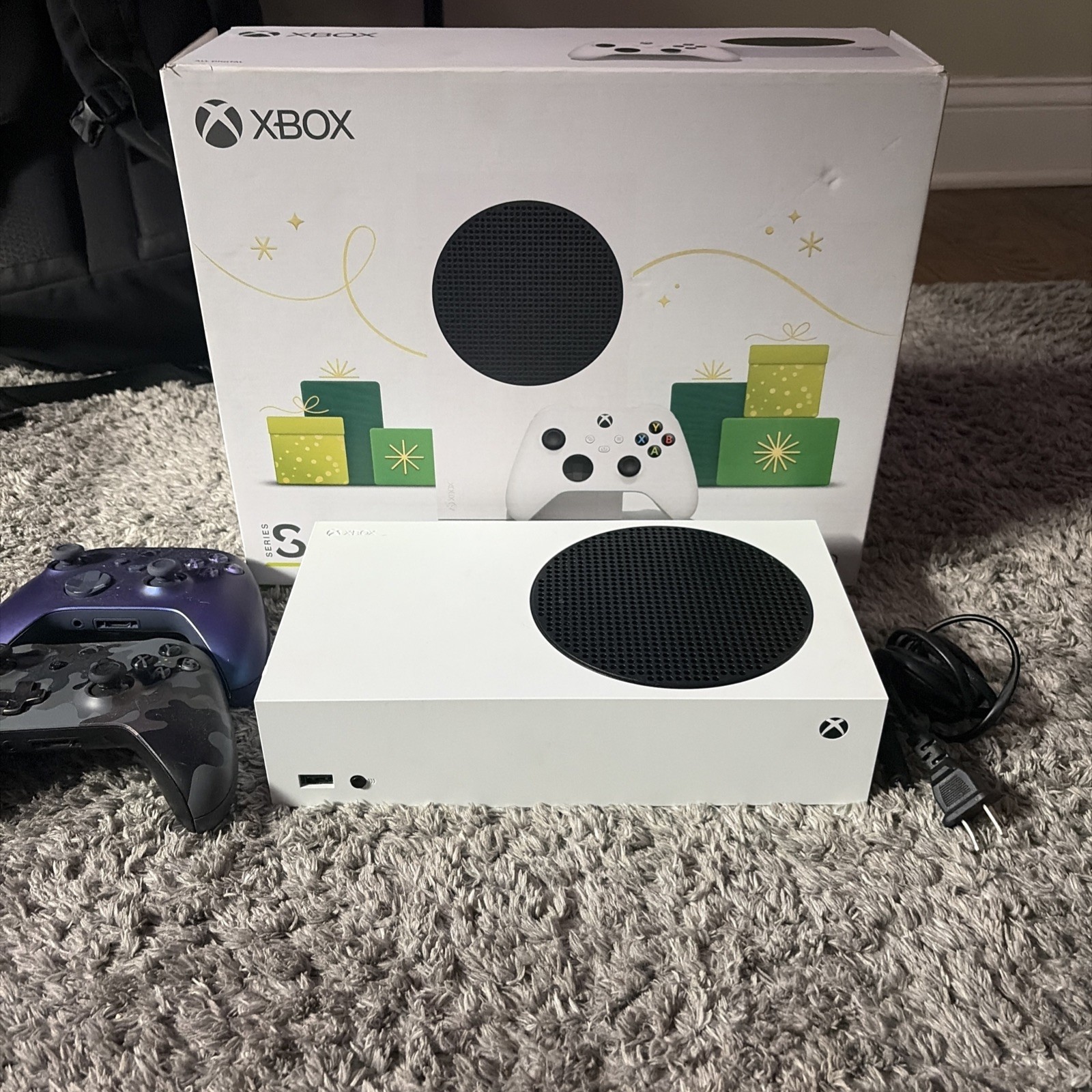 Microsoft Xbox Series S 512GB Video Game Console – White With 2 Controllers