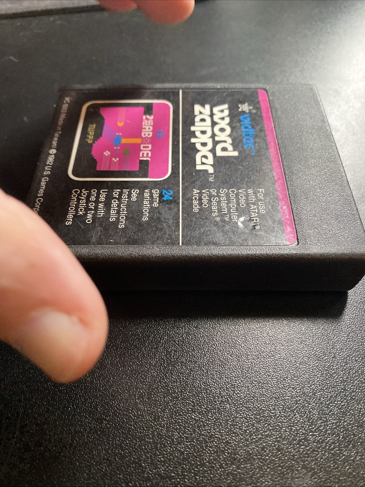 Word Zapper ( Atari 2600, 1982) Cart Only