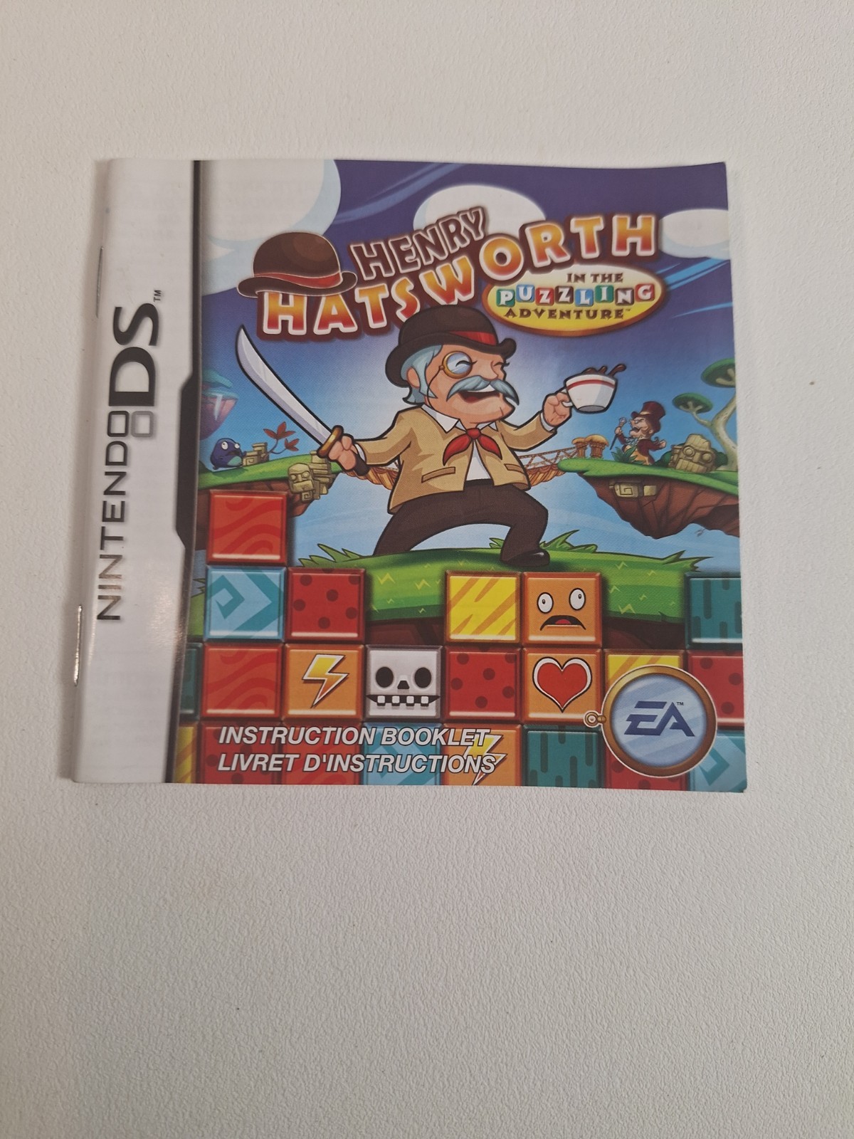 Henry Hatsworth in the Puzzling Adventure (Nintendo DS, 2009) – Complete in Box,