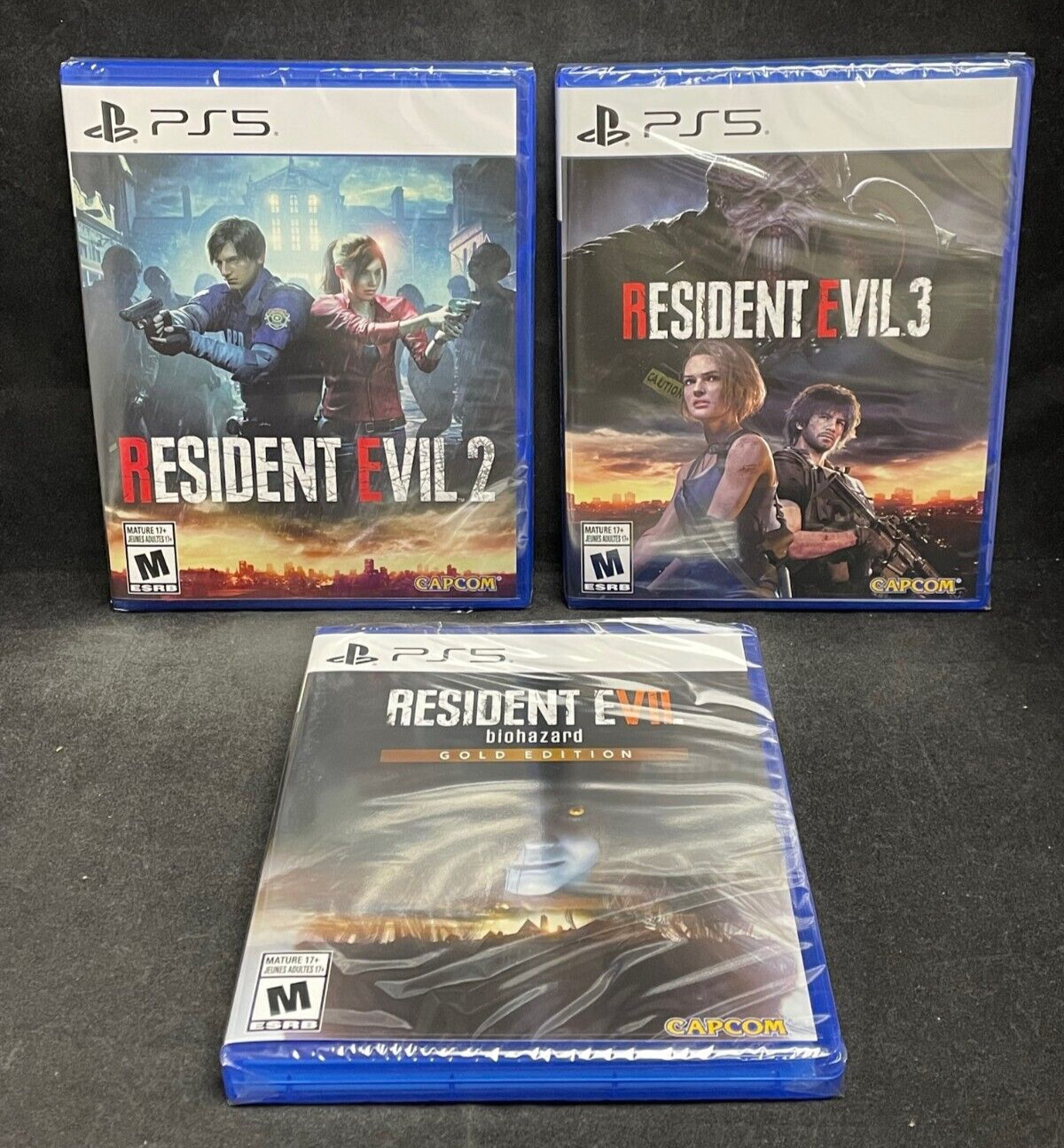 Resident Evil Bundle (2,3 & 7 Gold Edition) (PS5 / Playstation 5) BRAND NEW