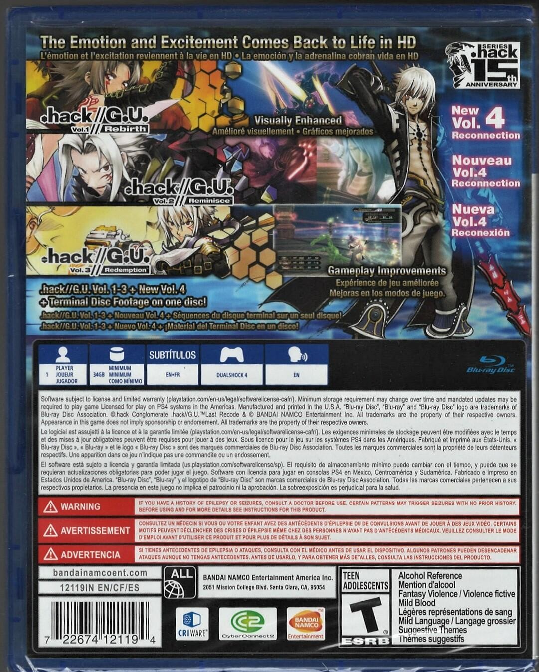 .hack//G.U. Last Recode – PlayStation 4