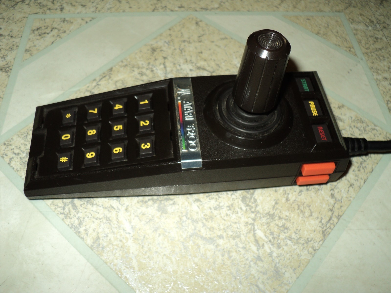 Atari 5200 GOLD Rebuilt Controller New Buttons & Flex Circuit FULLY WORKING