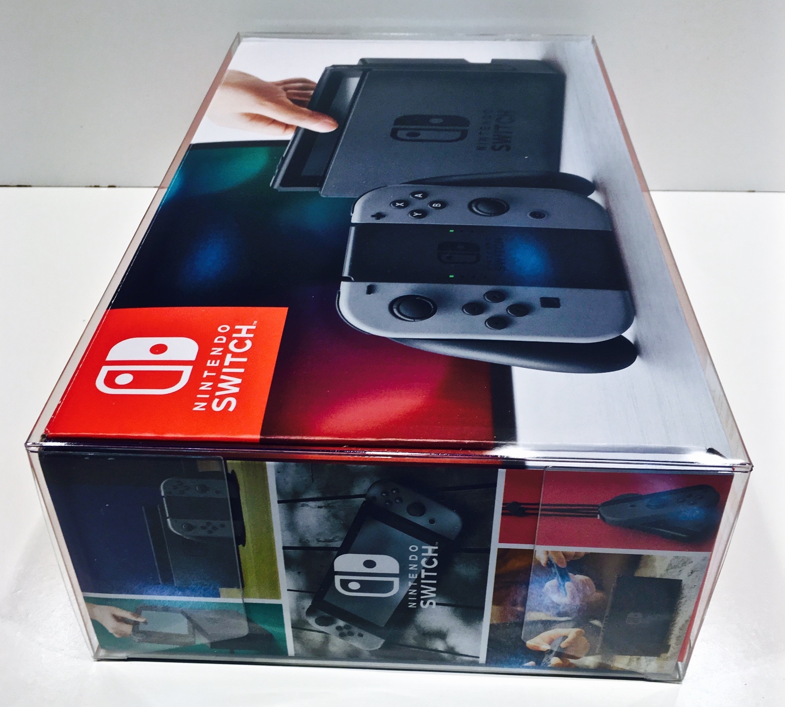 1 Console Box Protector For Nintendo SWITCH Original + Super Smash Bros. READ!