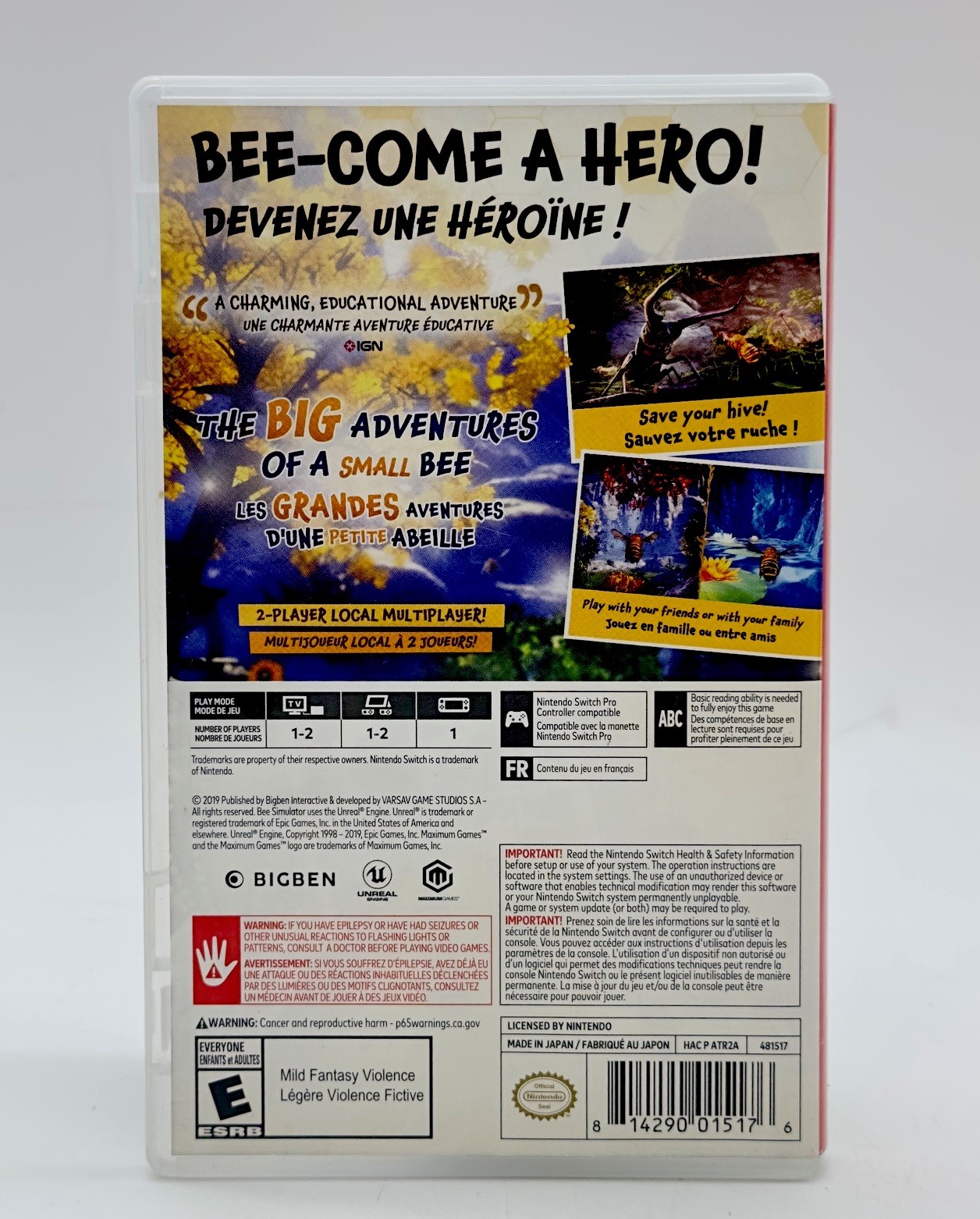 Bee Simulator Nintendo Switch TESTED Multiplayer Simulation BigBen Interactive