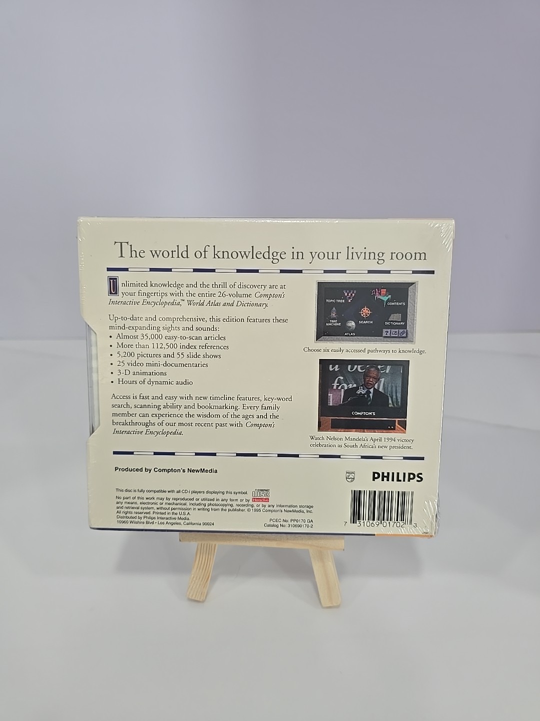 Comptons Interactive Encyclopedia Phillips CD-i CDI Brand New Factory Sealed