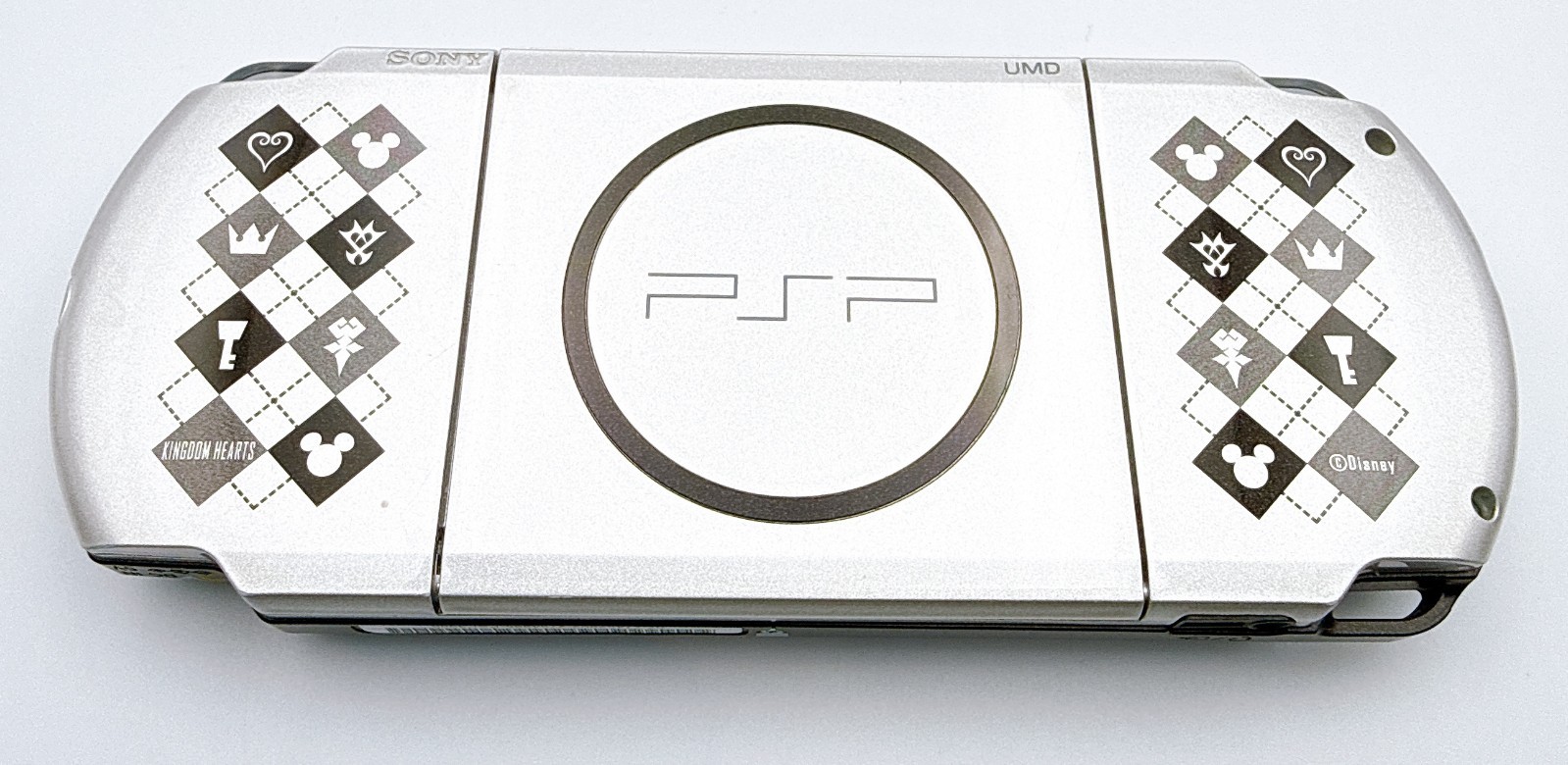 Sony PSP-3000 Console Silver Kingdom Hearts Limited Region Free w/etc -Excellent