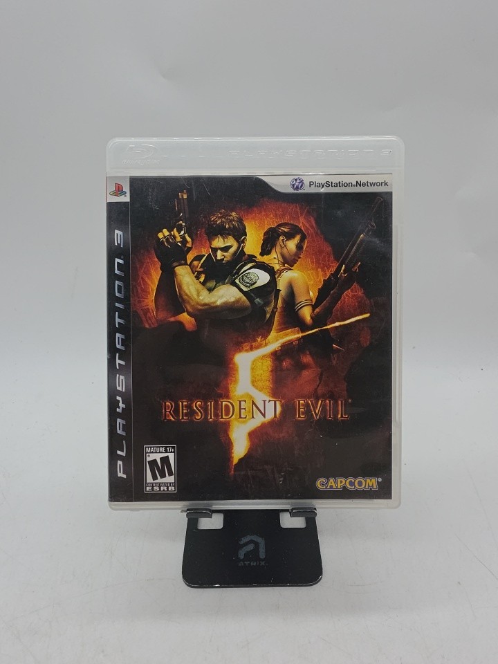Resident Evil 5 Playstation 3 Game Cib Complete Mint Tested Working