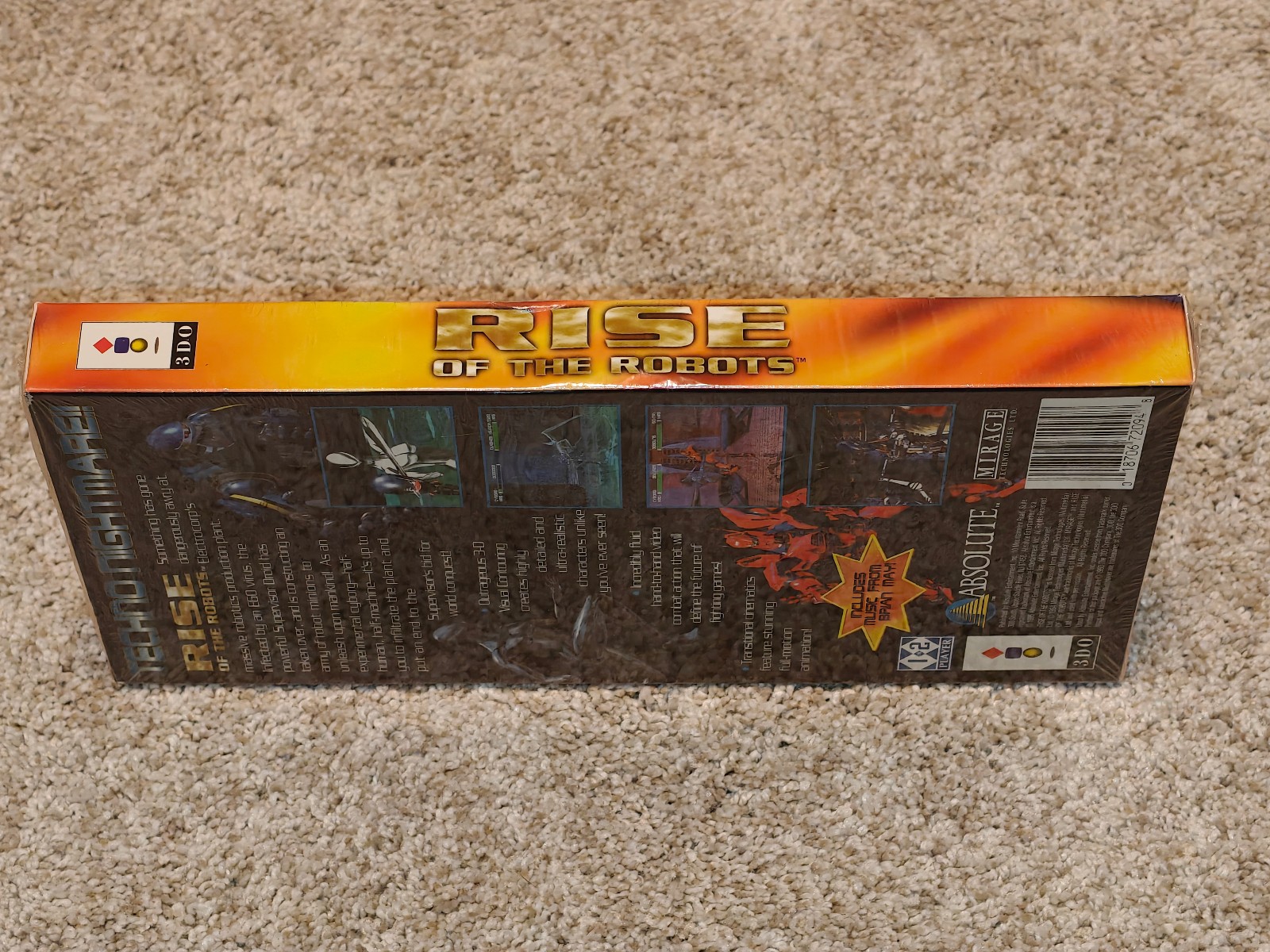 Rise of the Robots (3DO, 1994) for the 3DO System – Brand New Sealed in Long Box