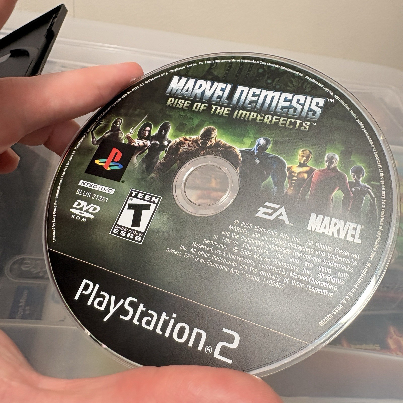Marvel Nemesis Rise of the Imperfects Playstation 2 PS2 Complete CIB Tested