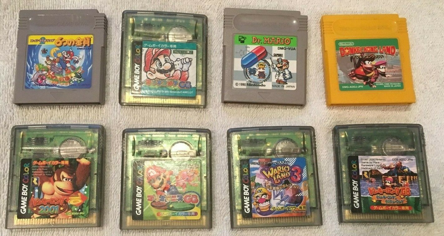 Nintendo Original Gameboy Games You Pick Mario Tetris Megaman DK Wario Kirby
