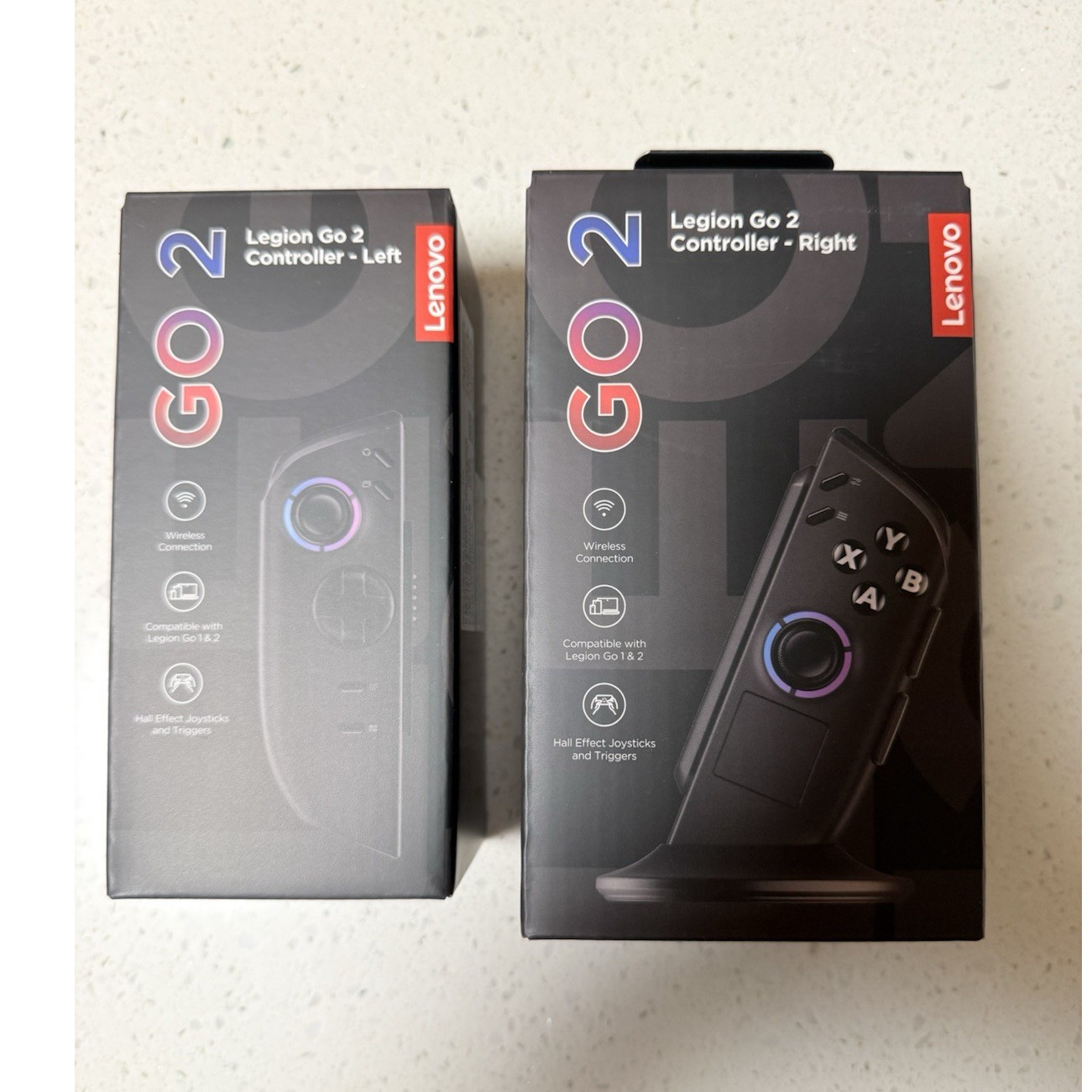 Lenovo Legion Go 2 Wireless Hall Effect Controllers Left & Right Black