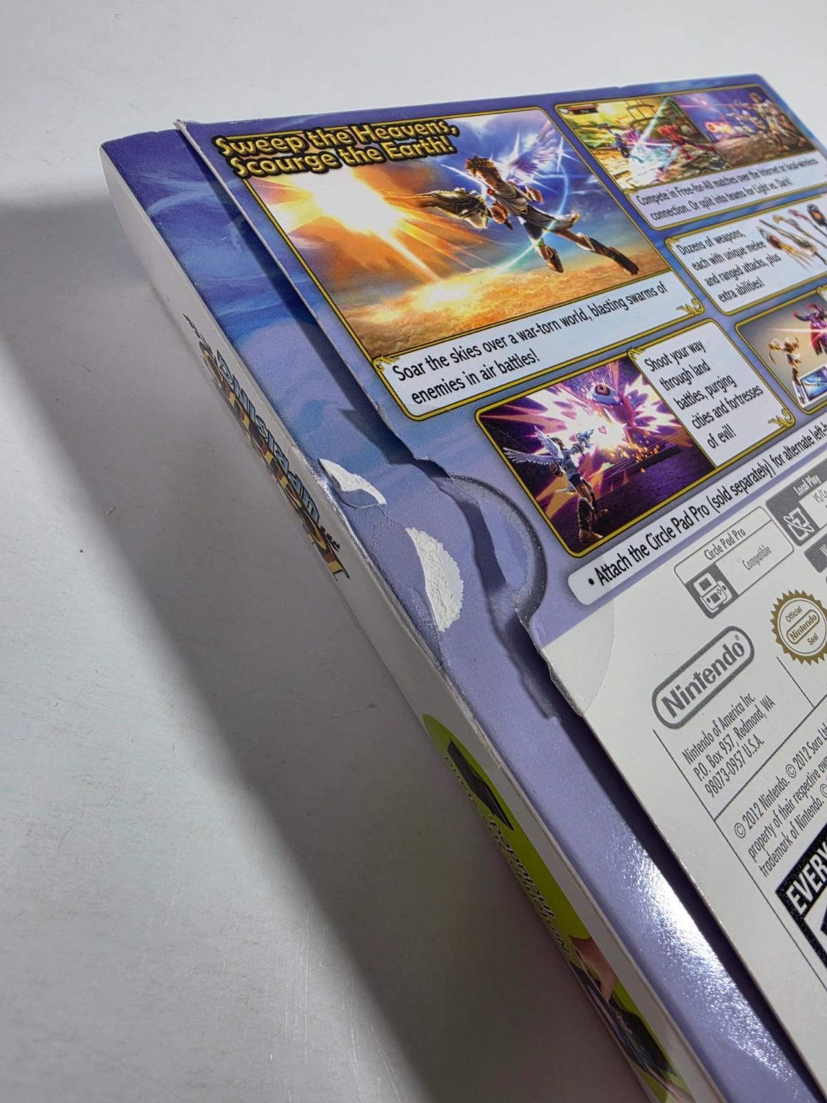 Kid Icarus: Uprising (3DS) – Cartridge, Big Box & Stand ONLY – No Case/Cards