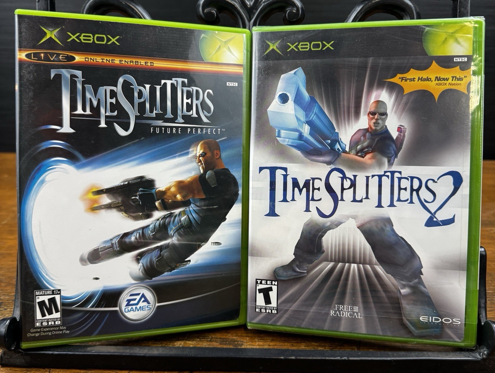 Factory Sealed TimeSplitters 2 + TimeSplitters Future Perfect Xbox Game Lot