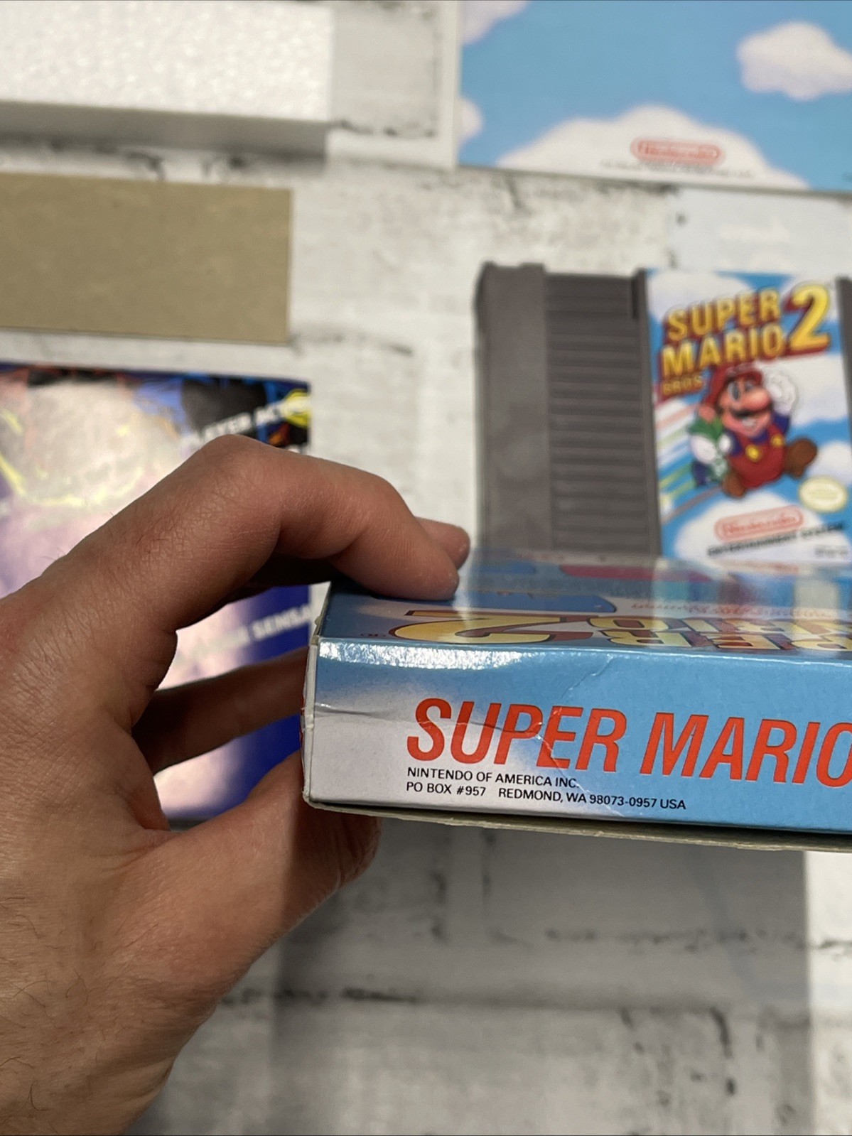 Nintendo NES Super Mario Bros 2 Oval Complete CIB Vintage EXCELLENT Tested Game