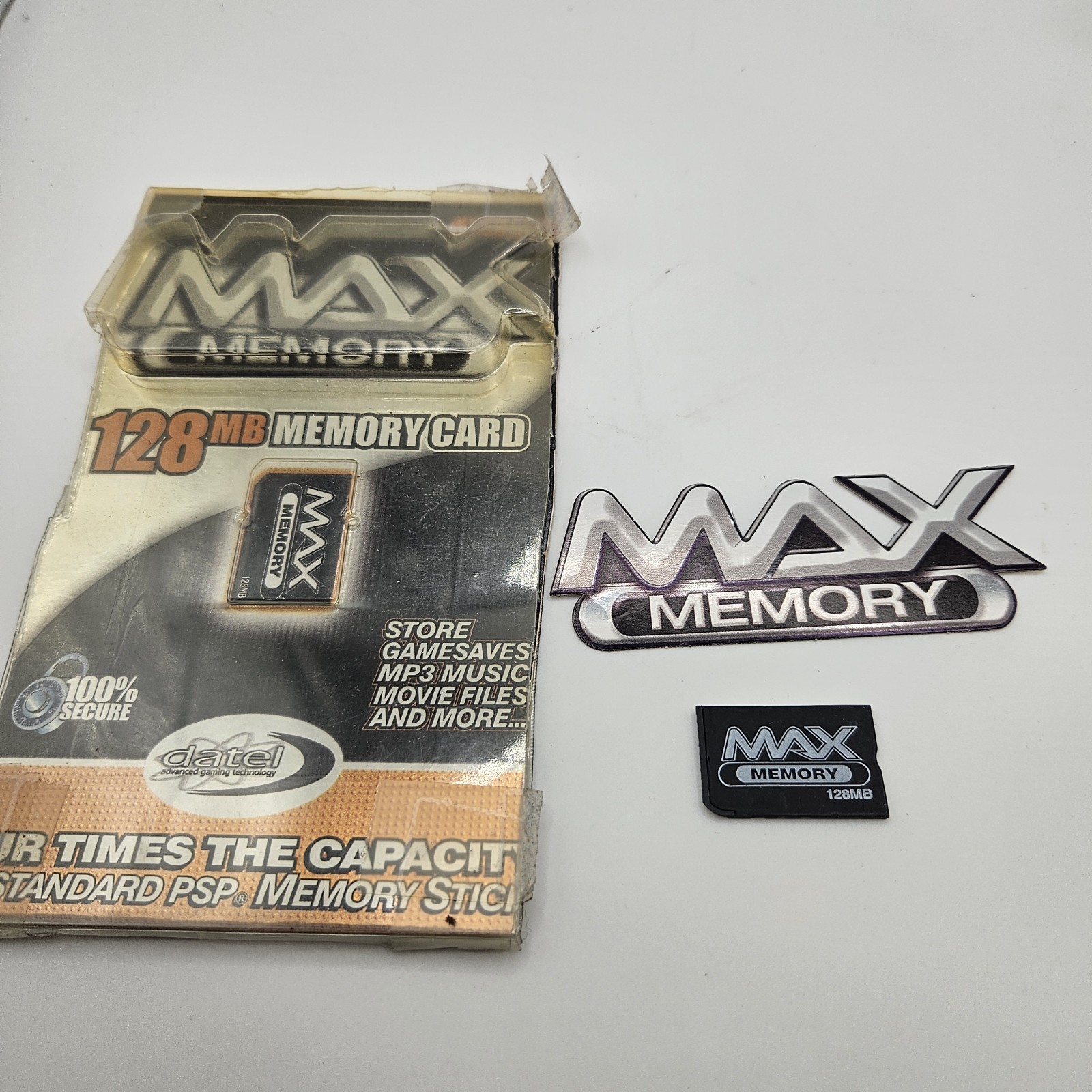 Max Memory PSP 128MB Memory Card Playstation Portable Pro Duo