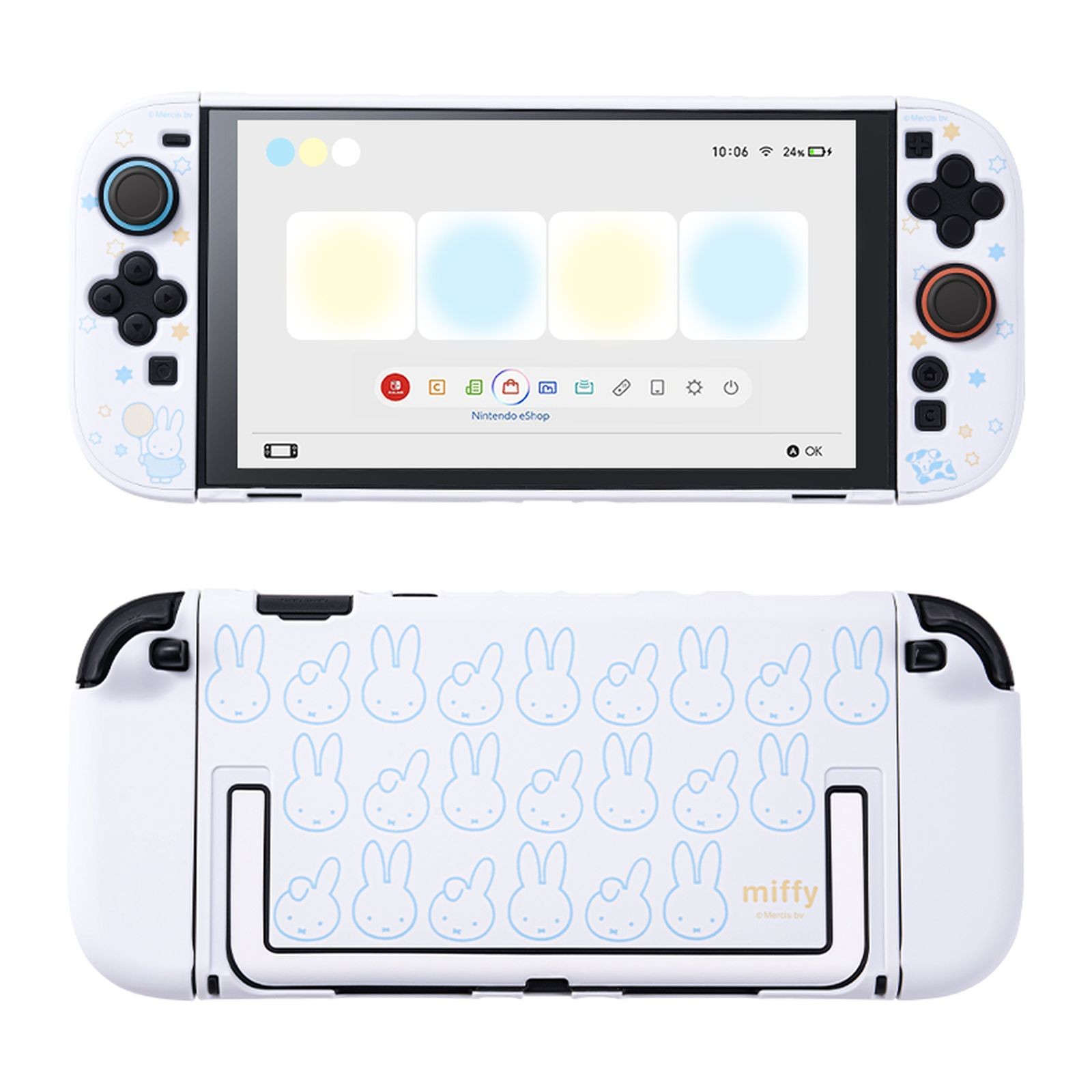 GeekShare Protective Case for Nintendo Switch 2(2025) Joycon Cover Miffy Bunny