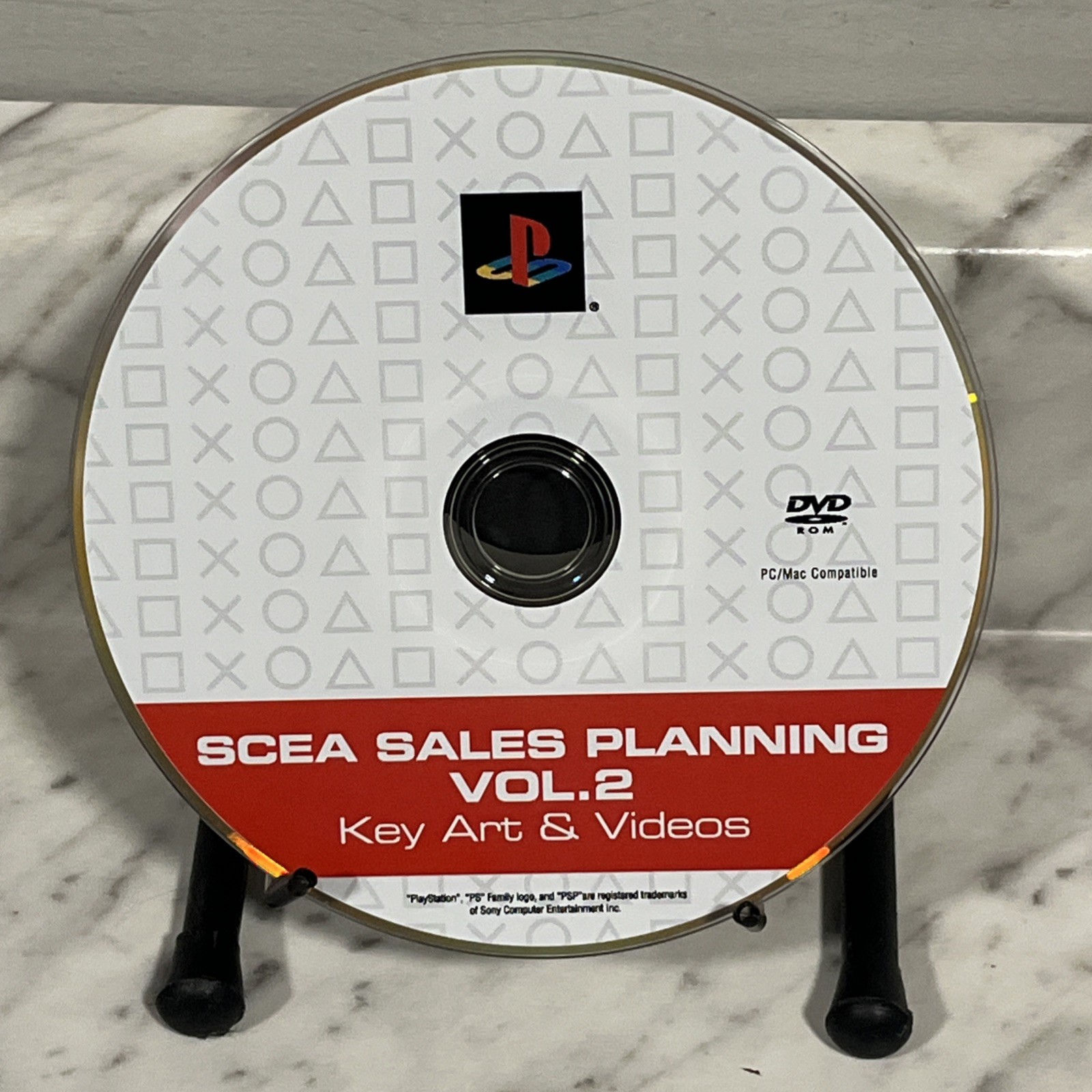 GameStop SCEA Sales Planning Vol.2 Key Arts & Video Game DVD Rare HTF PSP PS2&3