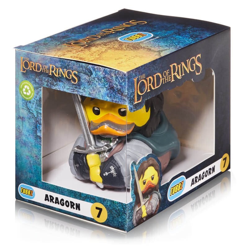 TUBBZ Boxed LORD OF THE RINGS Aragorn Collectible Duck Figure JEEP