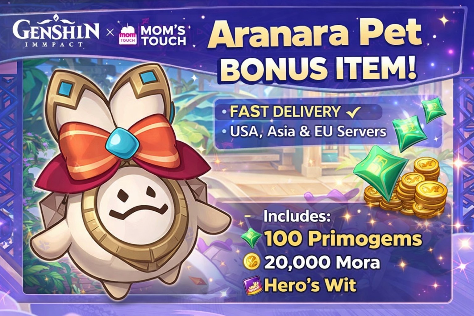 [Fast message delivery]Genshin impact Aranara Pet