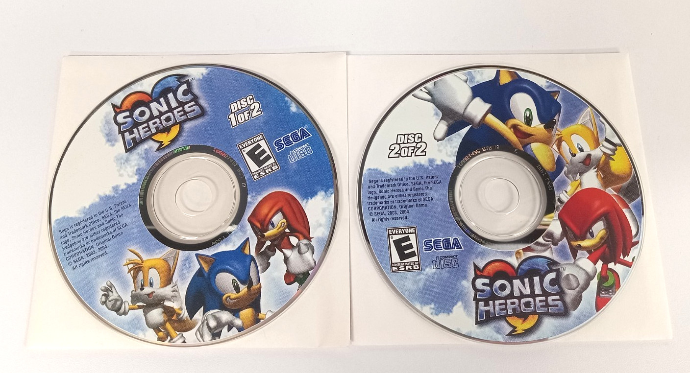 Sega Sonic Heroes (PC Game, 2004) – CIB Complete, Rare Big Box! – Free Ship!
