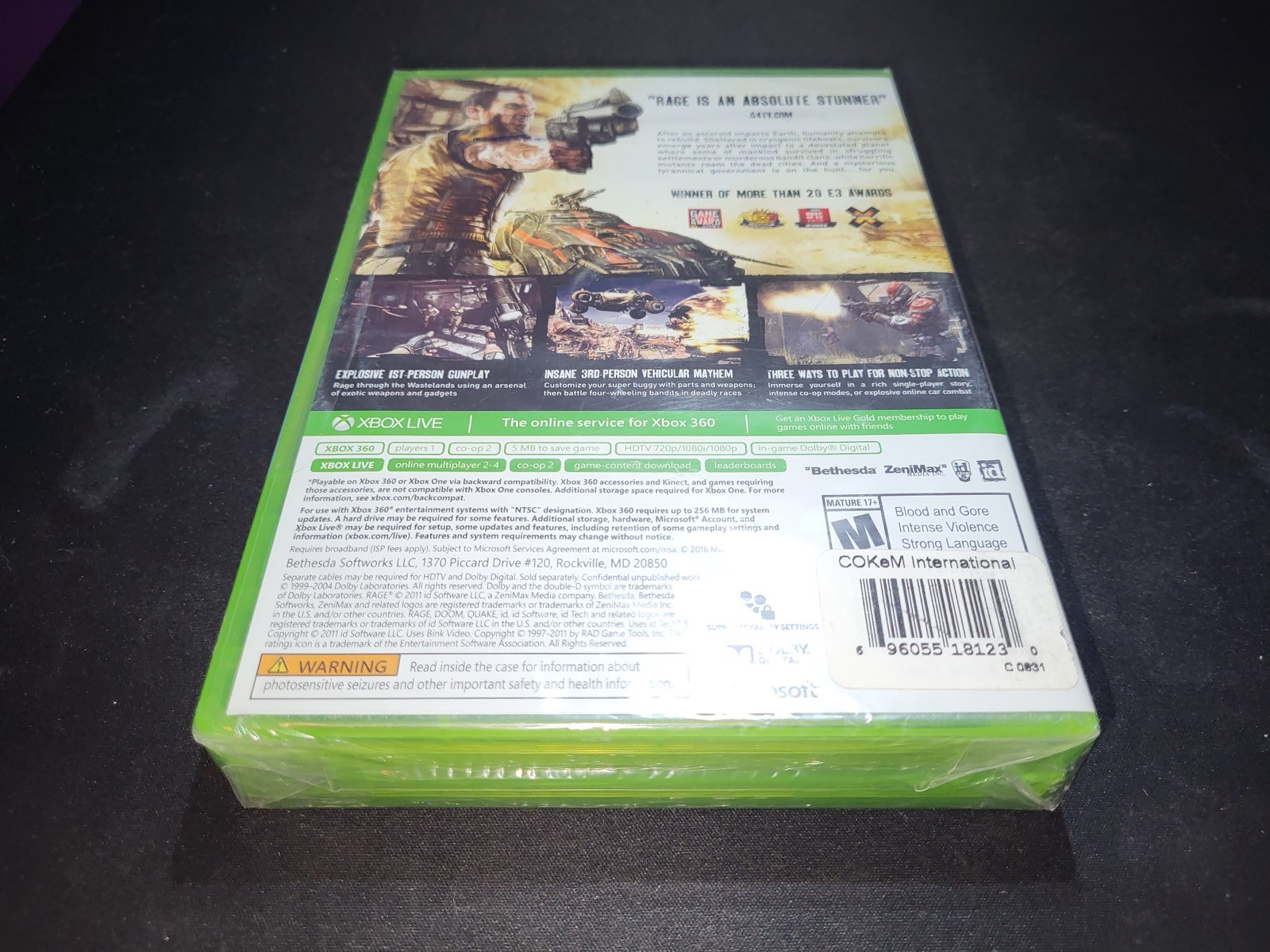 Xbox Greatest Hits 2 Pack Fallout 3 GOTY Edition/Rage Xbox 360/One NEW SEALED