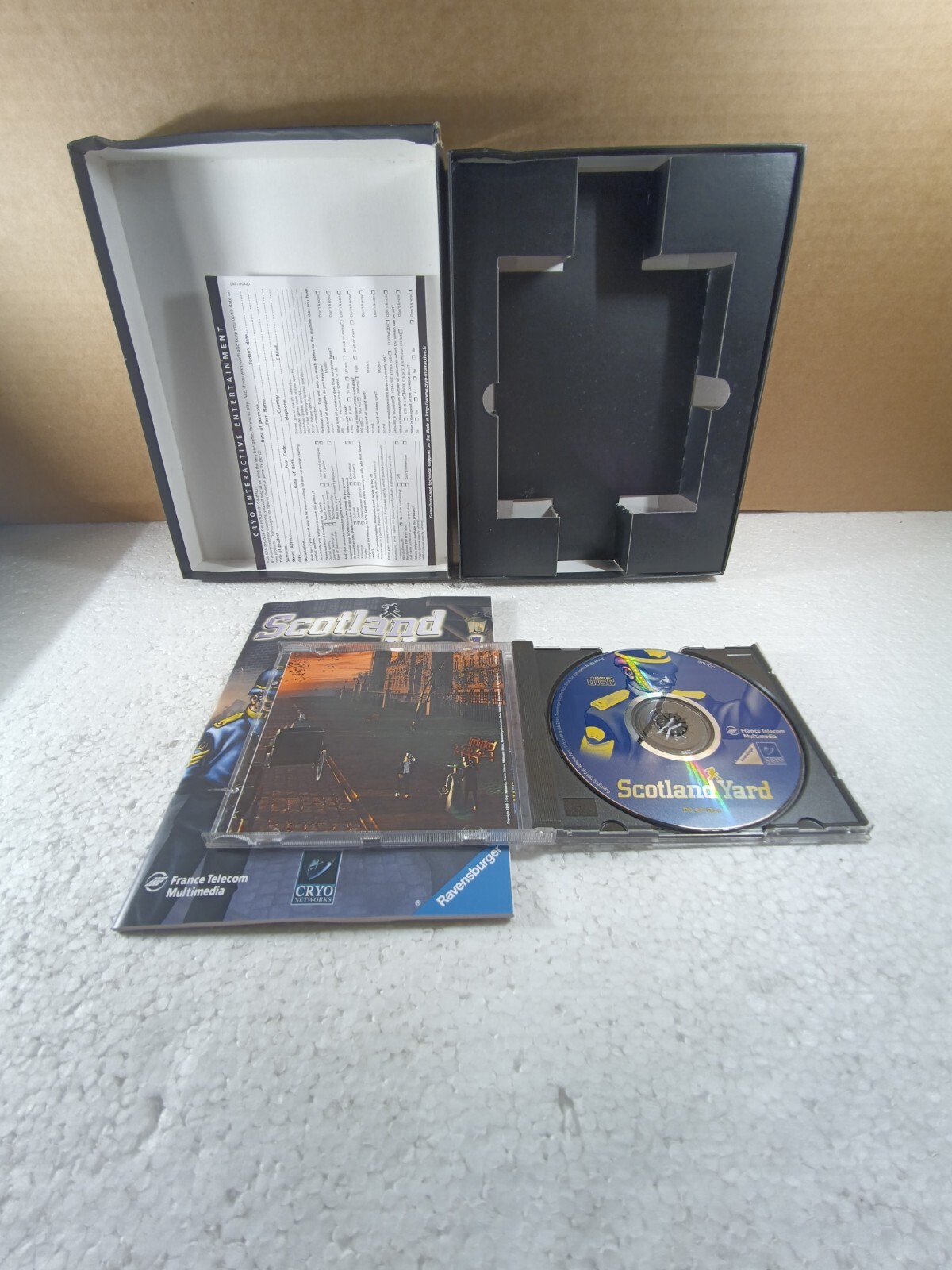 Scotland Yard PC Big Box, NEW! CIB, RARE – Vintage – RETRO!