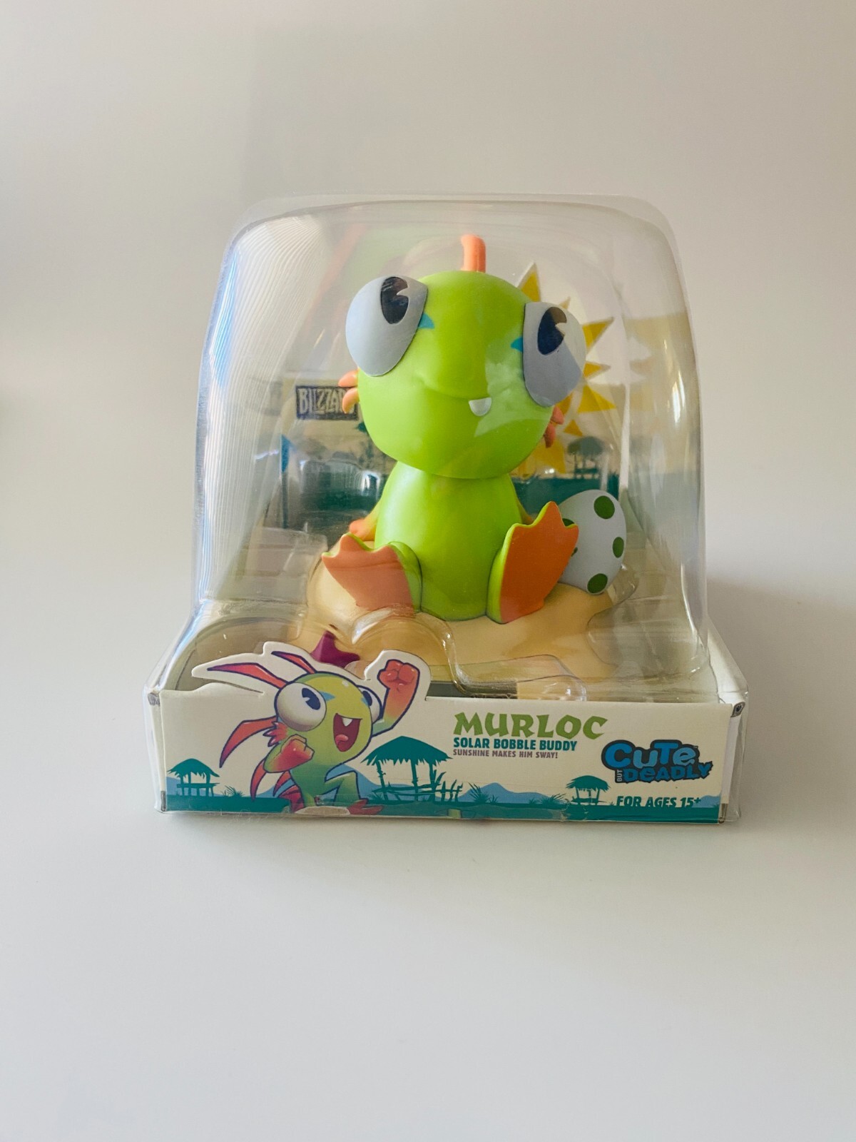 Blizzard World of Warcraft CBD Murloc Solar Bobble Buddy SEALED BRAND NEW!!