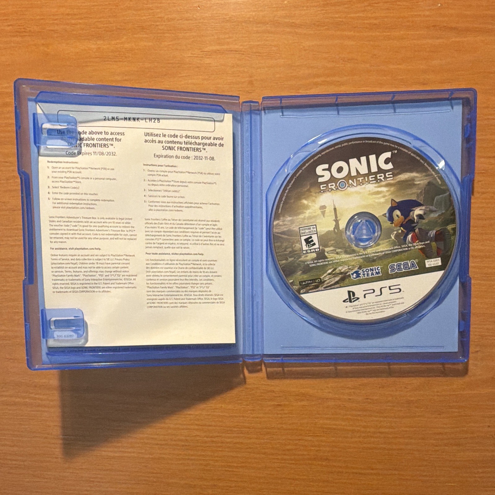 SEGA Sonic Frontiers Sonic the Hedgehog Series PS5 E10+ NTSC-U/C