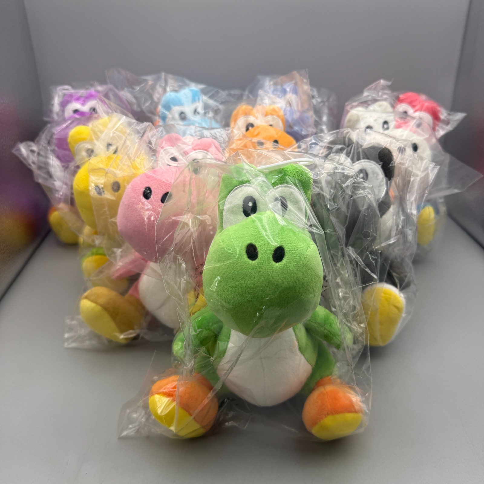 Yoshi All Star Stuffed Plush 8″ Super Mario Bros Little Buddy CHOOSE YOUR COLOR