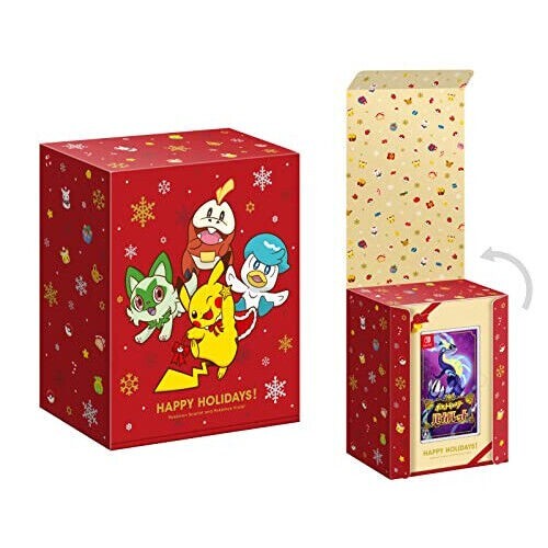 Nintendo Switch Organic El Model White & Pokemon Violet Game Set W/ Gift Box New