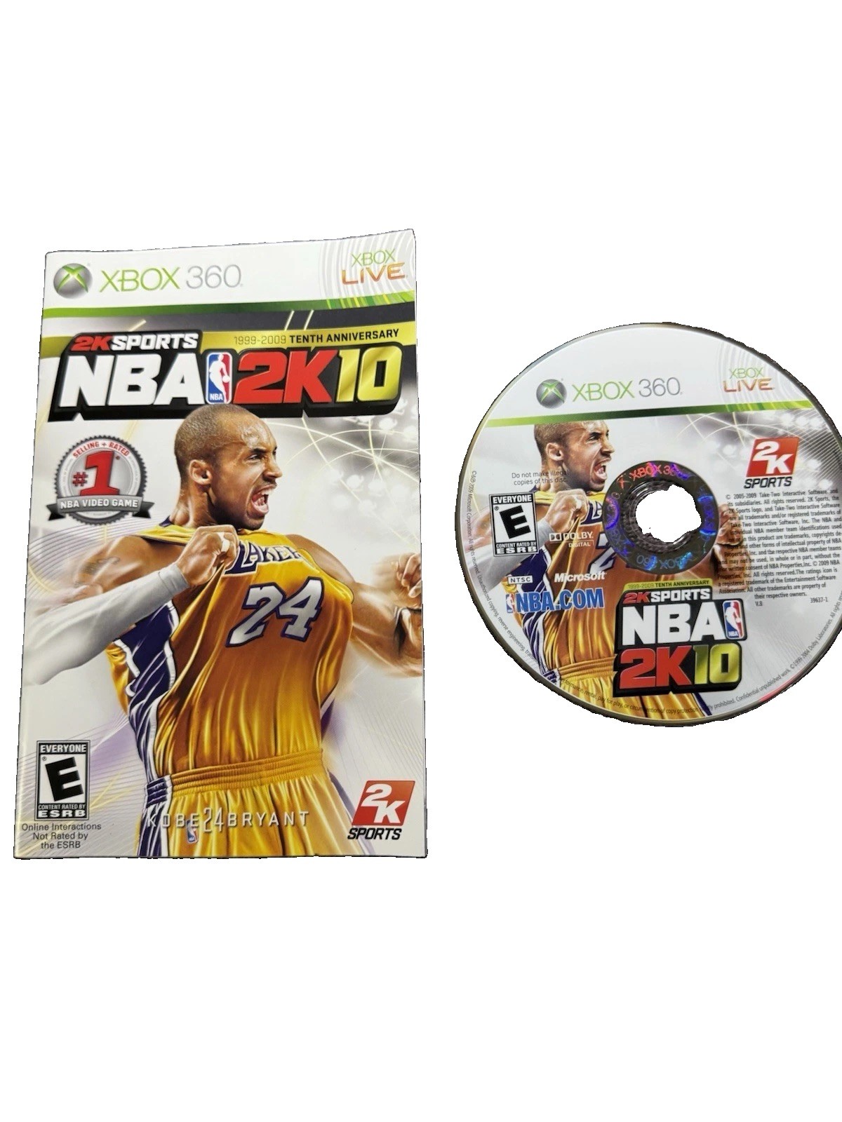 2K Sports NBA 2K10 Basketball Sports Xbox 360 NTSC-U/C E-Everyone 2009 pre-owned