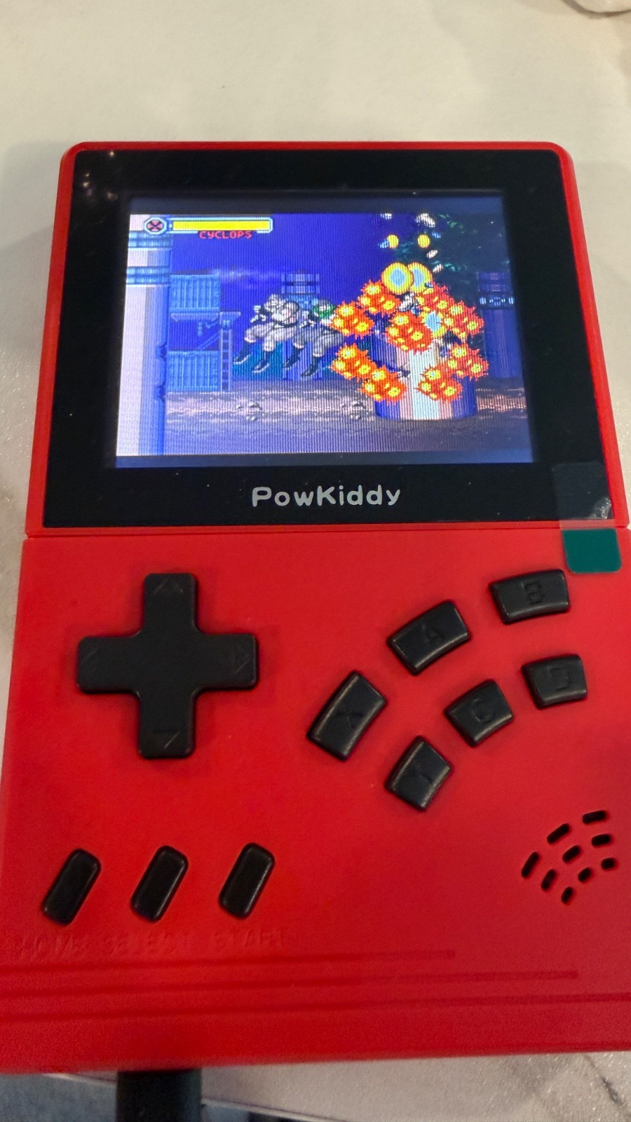Powkiddy V2 retro arcade handheld w 32 gb card and over 3600 games