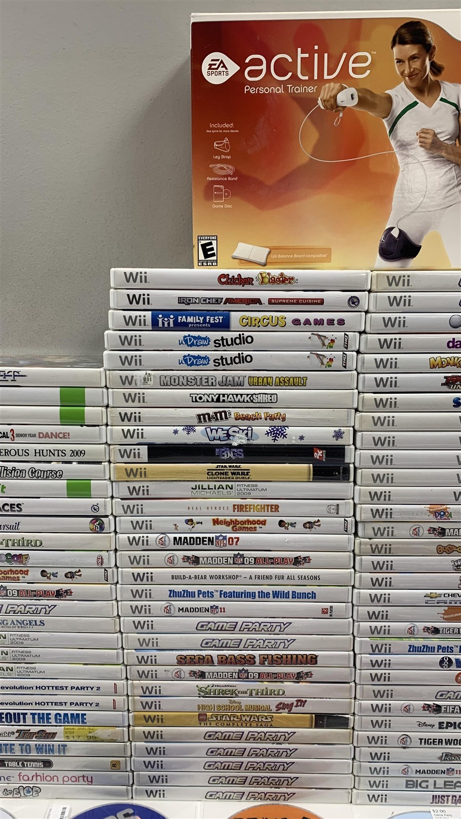 Lot of 181 Nintendo Wii Games Mixed Titles Bulk Wholesale Tested Working