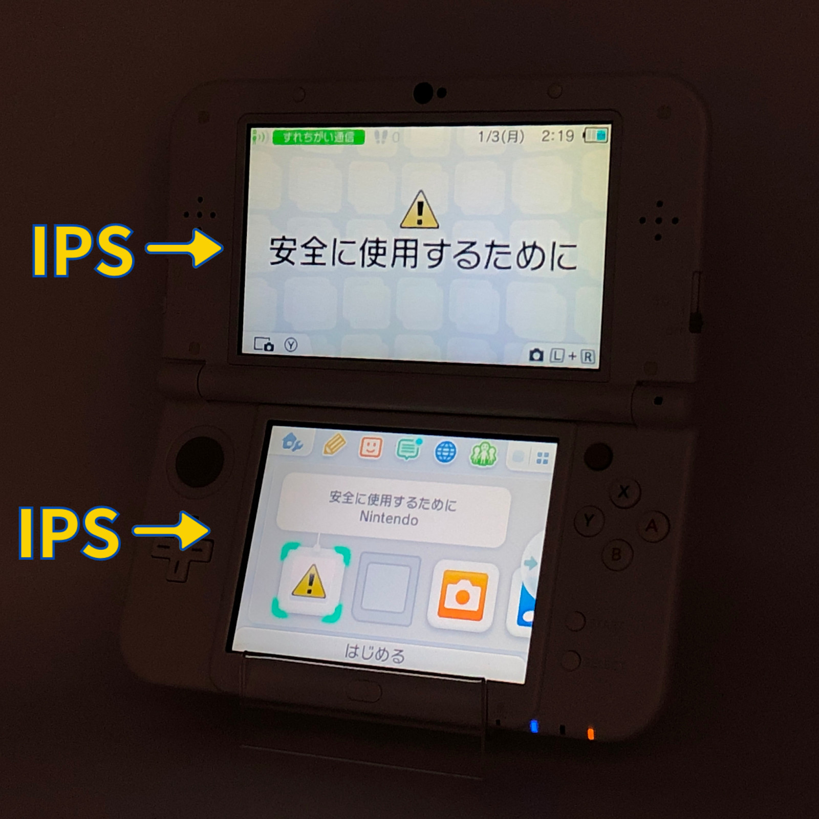 New Nintendo 3DS LL XL Console Dual IPS Pearl White w/ Charger&Box Mint