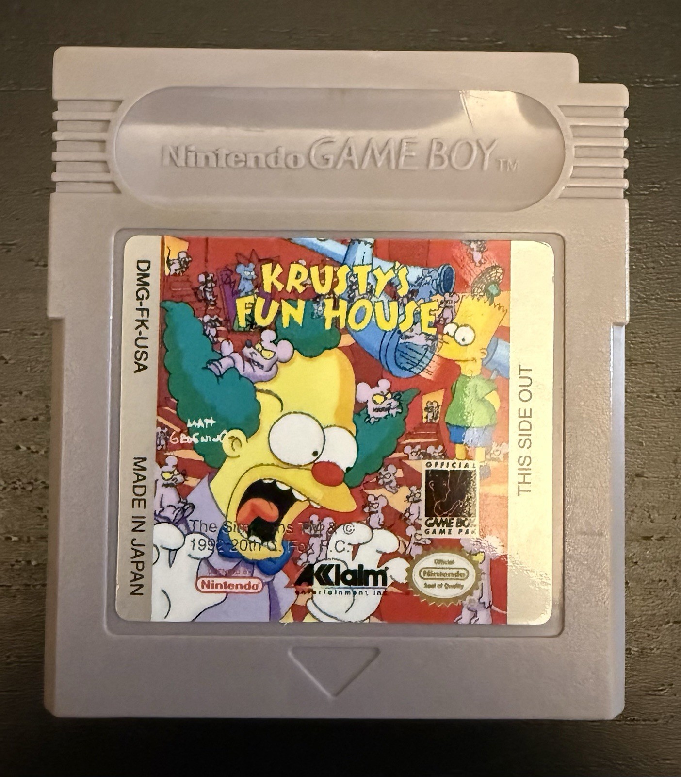 Krusty’s Fun House & Bart Simpson’s Escape from Camp Deadly – Game Boy – RARE!!!