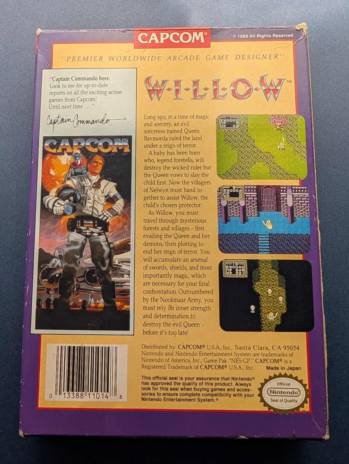 NES Willow: Nintendo Complete In Box CIB – Tested