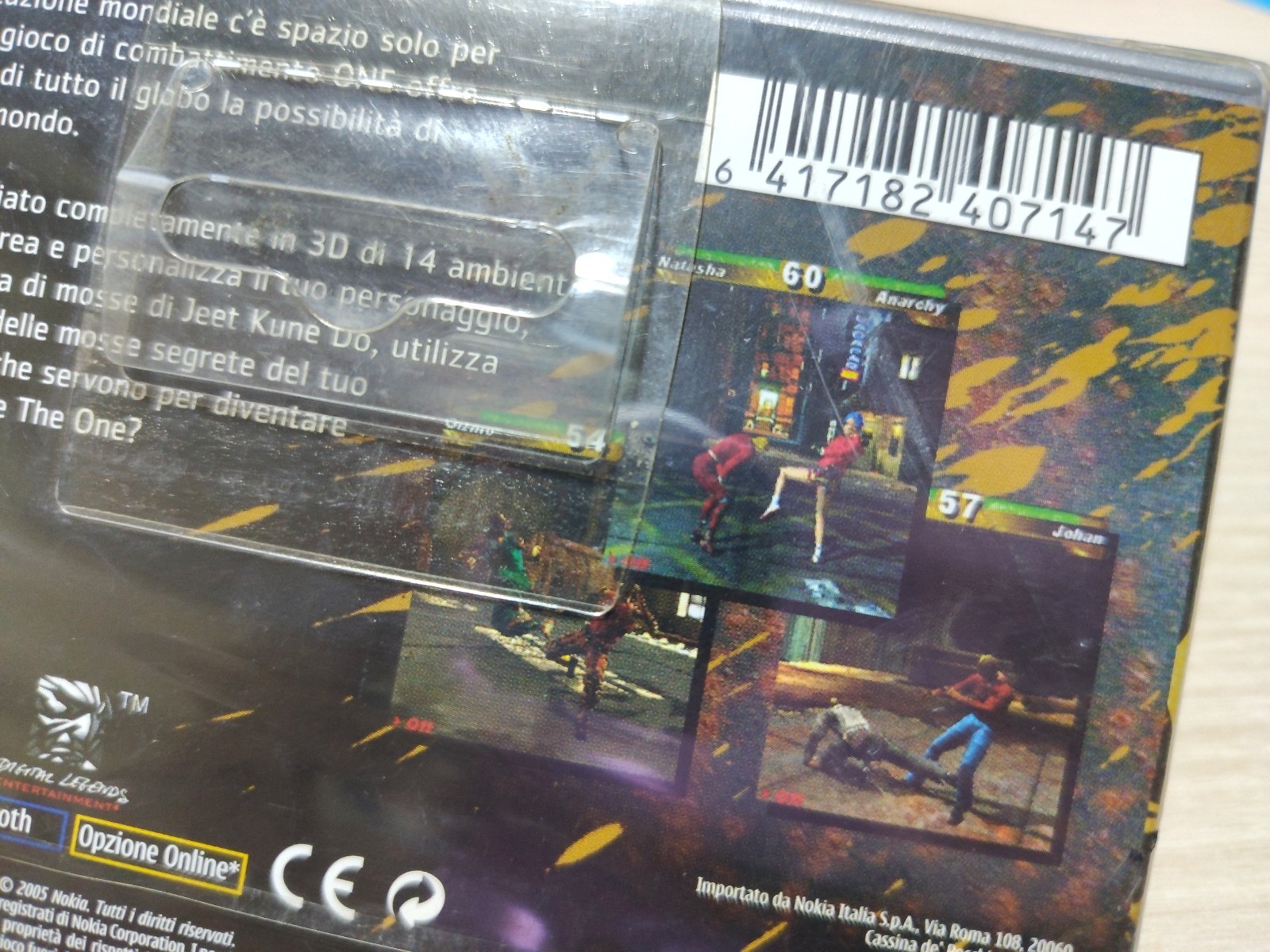 ONE N-Gage Nokia New Sealed Italy Rare Game