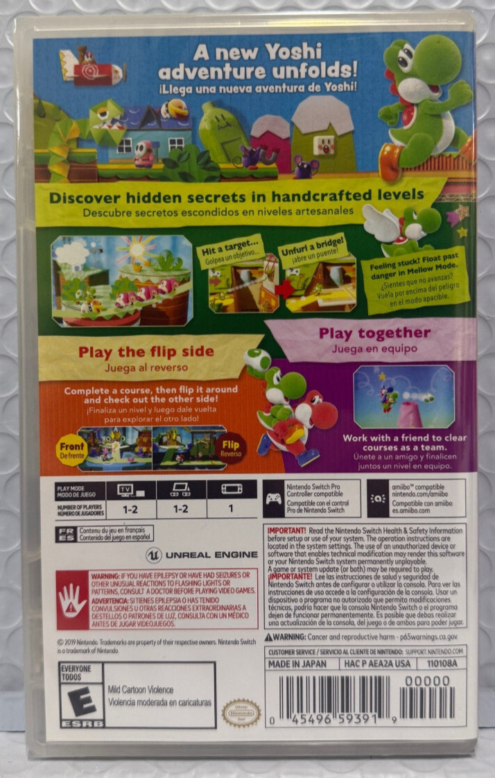 Yoshi’s Crafted World – Nintendo Switch