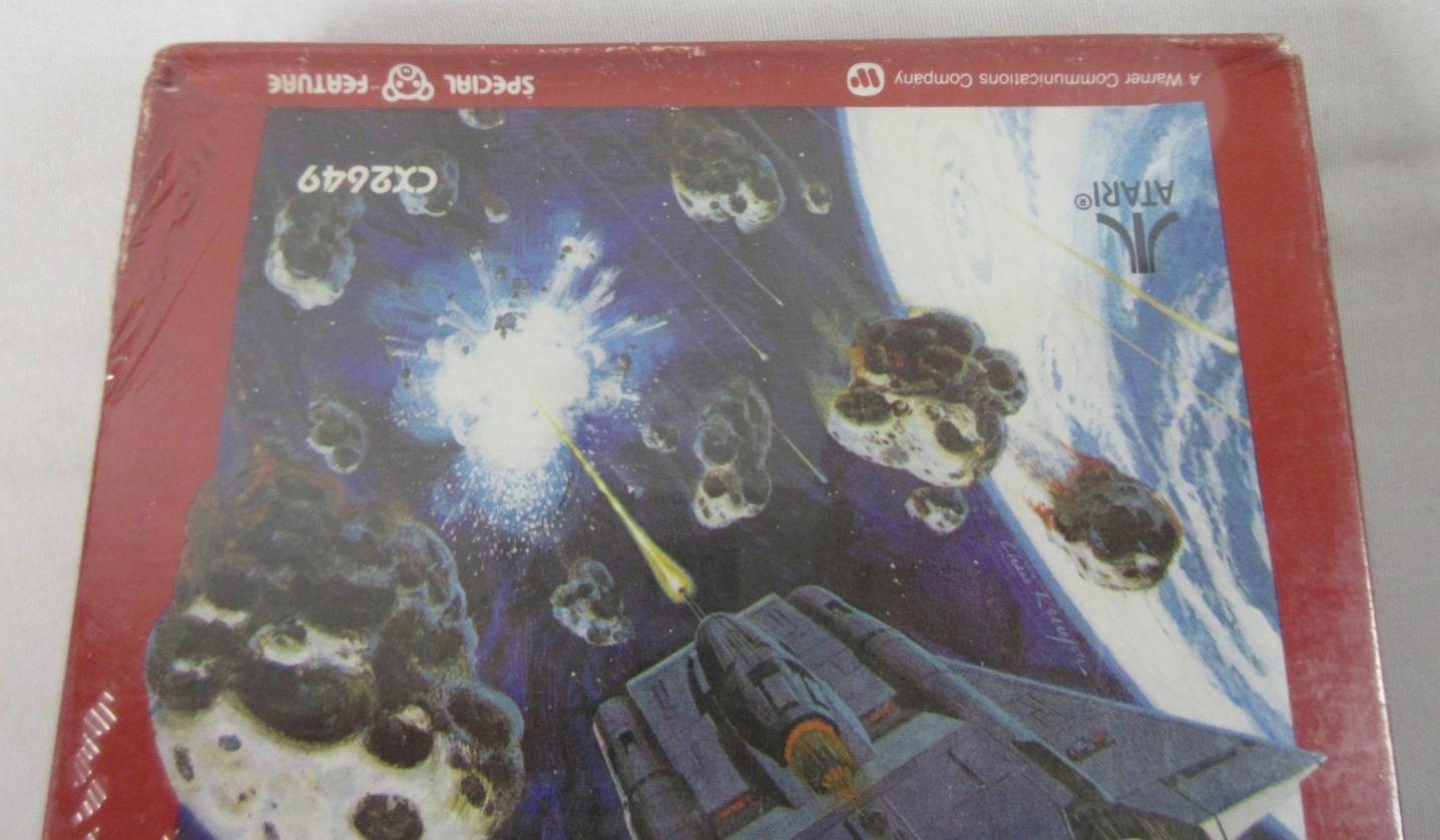 SEALED “Asteroids” 1981 ATARI VIDEO COMPUTER SYSTEM GAME in Box CX2649 Warner
