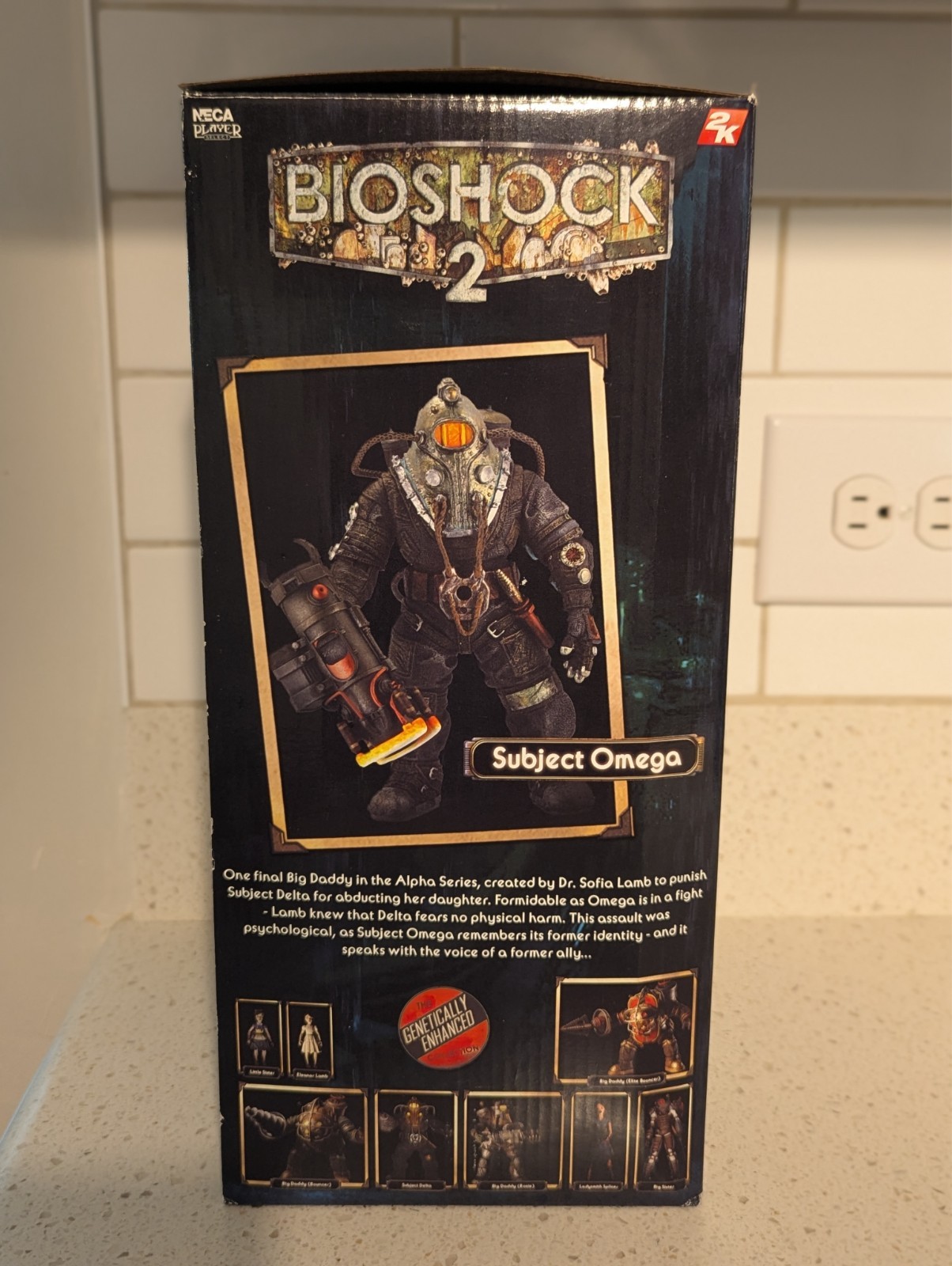 BioShock 2 Subject Omega Little Sister NECA Bunny Splicer Mask Open Box