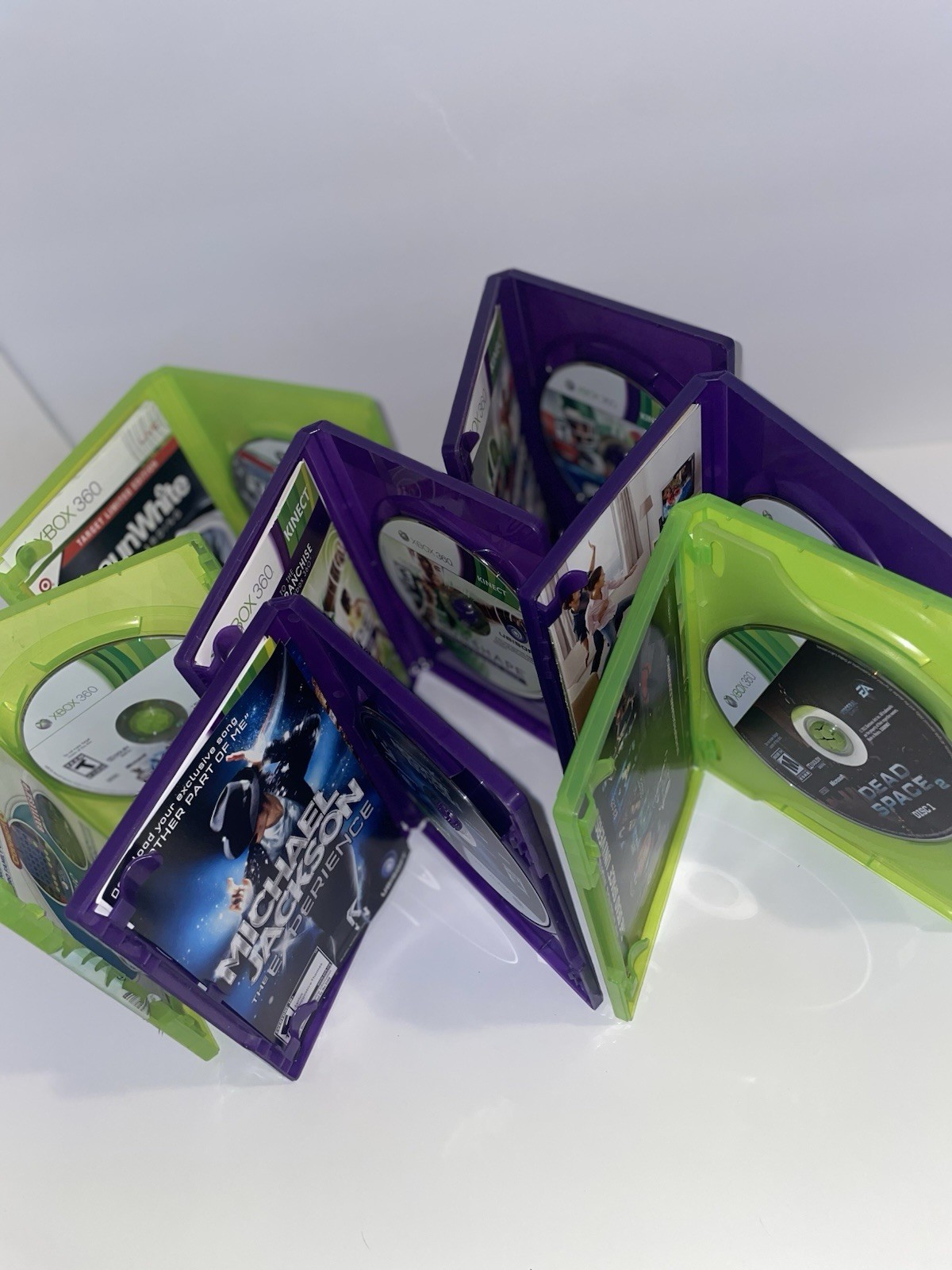 🔥 (Tested) Xbox 360 Console Bundle w/ 28 Games, Kinect Sensor, 2 Controllers