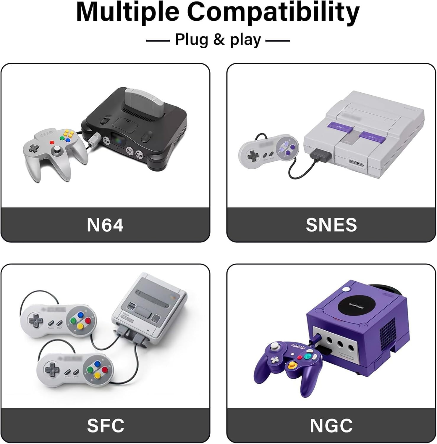 Bitfunx N64 HDMI Adapter 720P 1080P HD Converter Upscale N64 SNES SFC GameCube