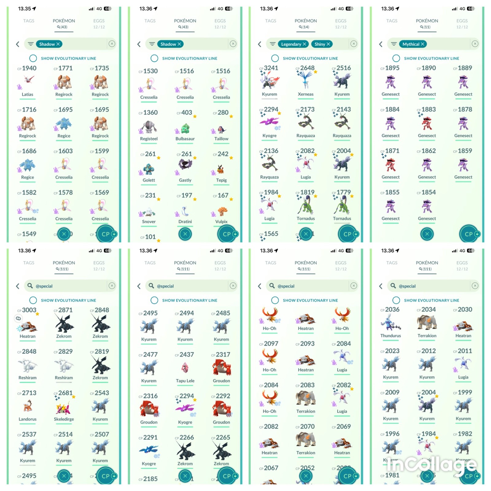 Poke AccGo|Lvl61|131Legendaries|248 Shinies|Instan Deliver 24/7