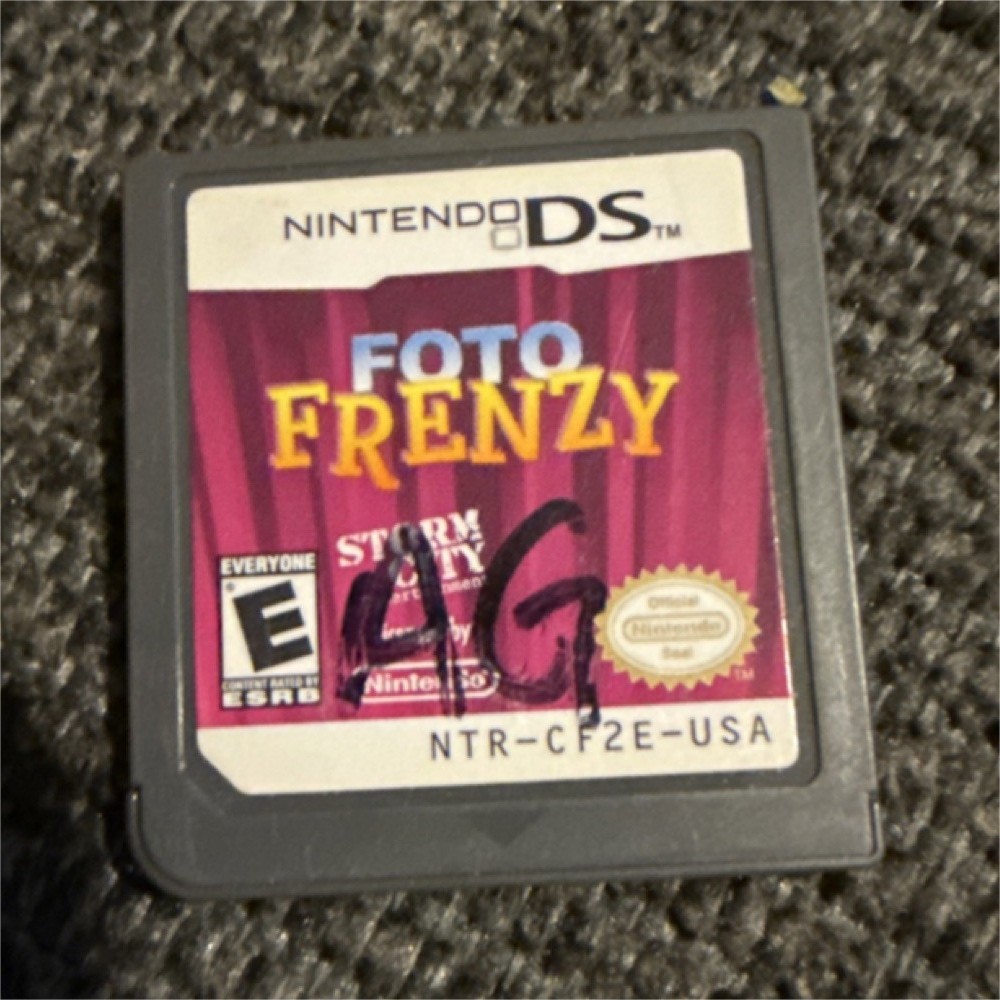 Storm City Games Foto Frenzy Nintendo DS NTSC-U/C E-Everyone Game Cartridge