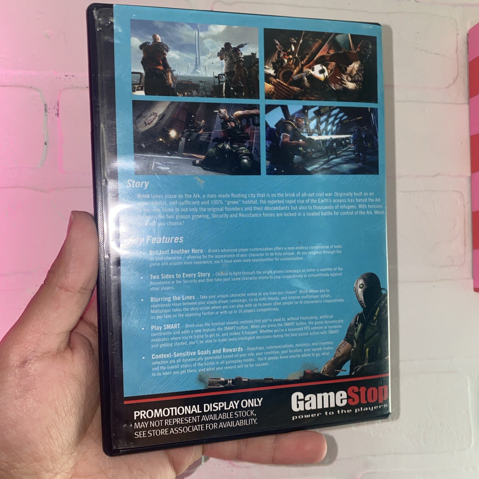 Alice Madness Returns GameStop Preorder Display Only Store Case RARE HTF