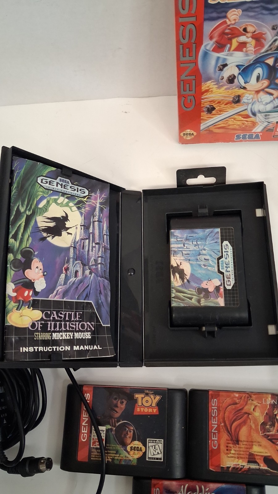 Sega MK-1631 Genesis 1 Console System With Games Bundle