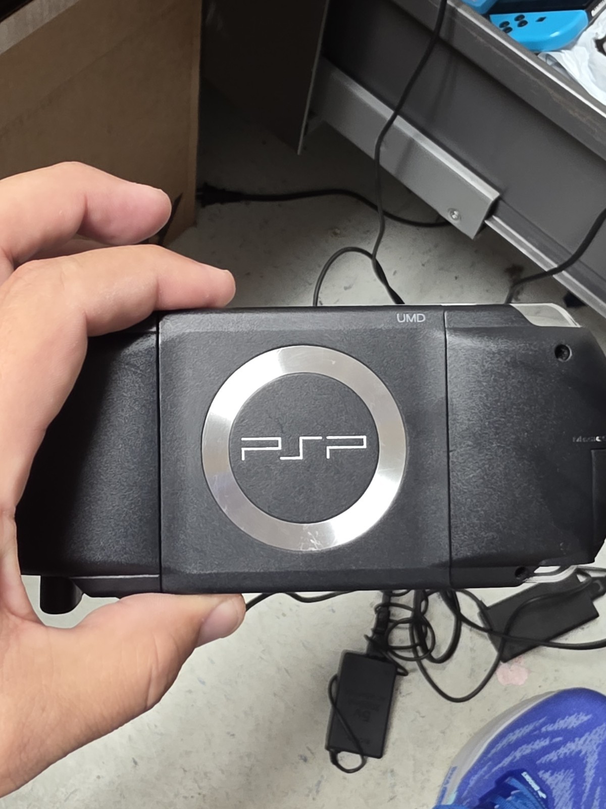 Sony PlayStation PSP 1001- Black W/Star Wars Lethal Alliance & Charger Tested