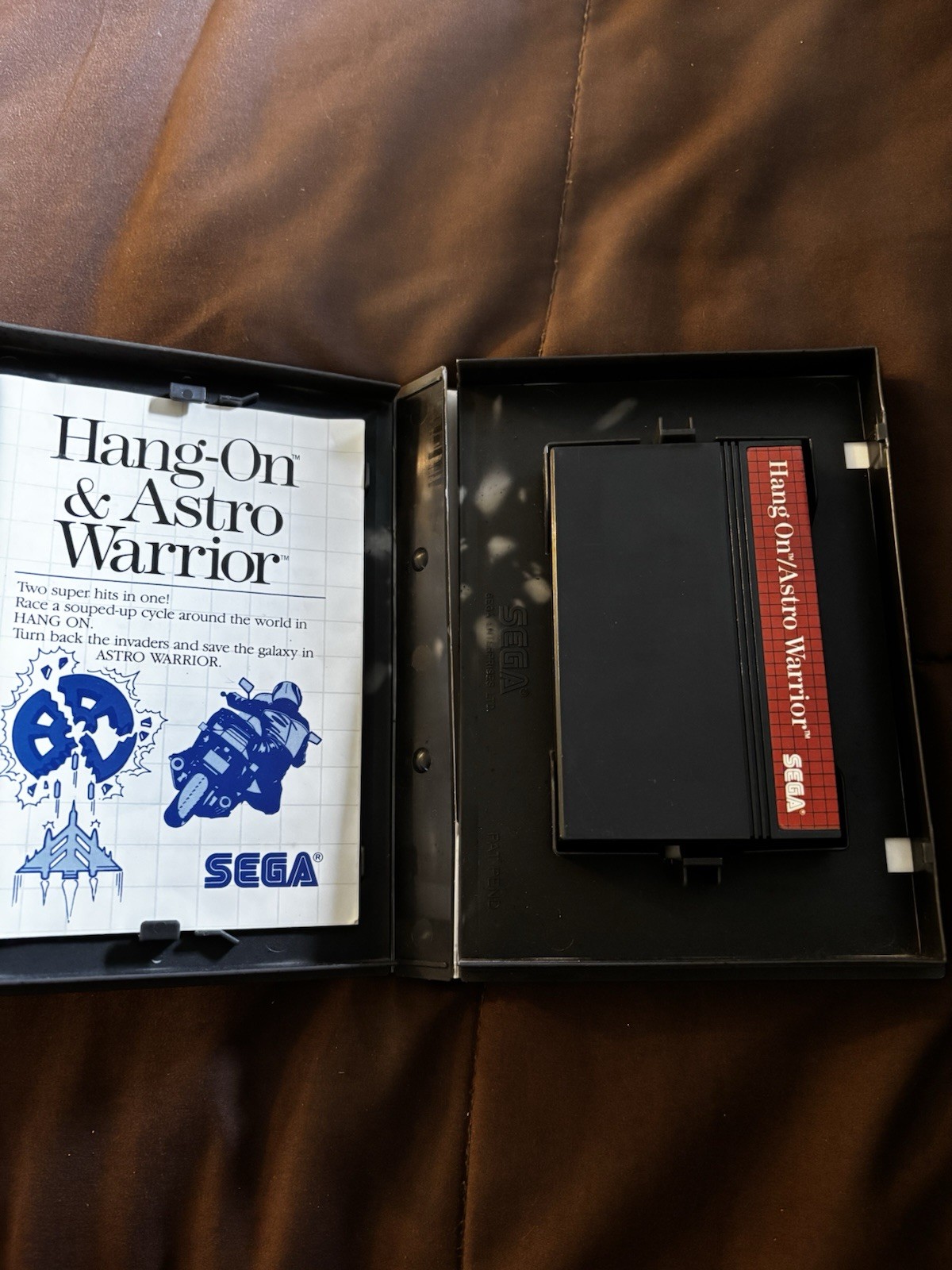 1987 Sega Master System Hang-On & Astro Warrior CIB