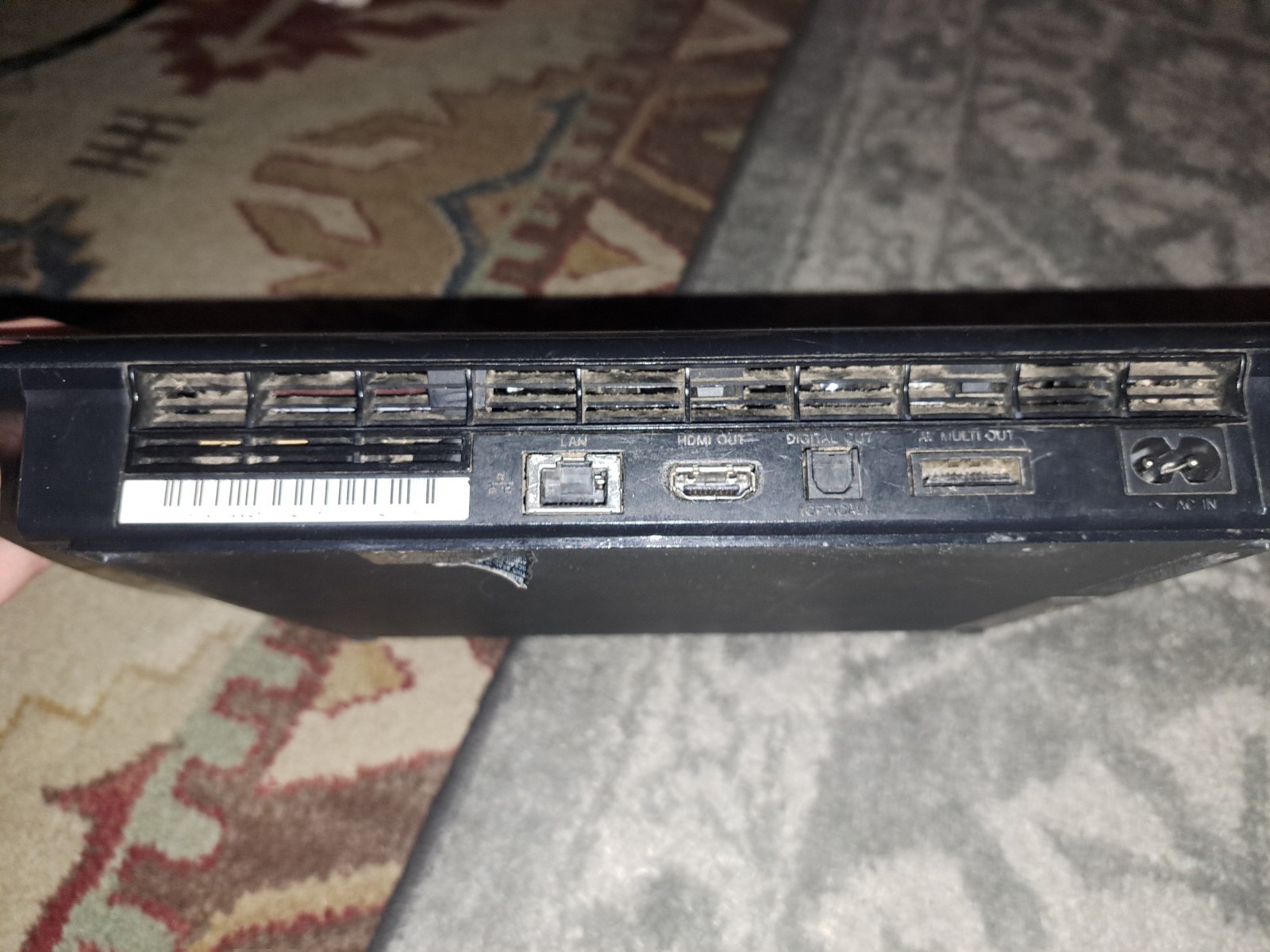 Playstation 3 SuperSlim Console 60gb With Controller And Connection Cable Works!